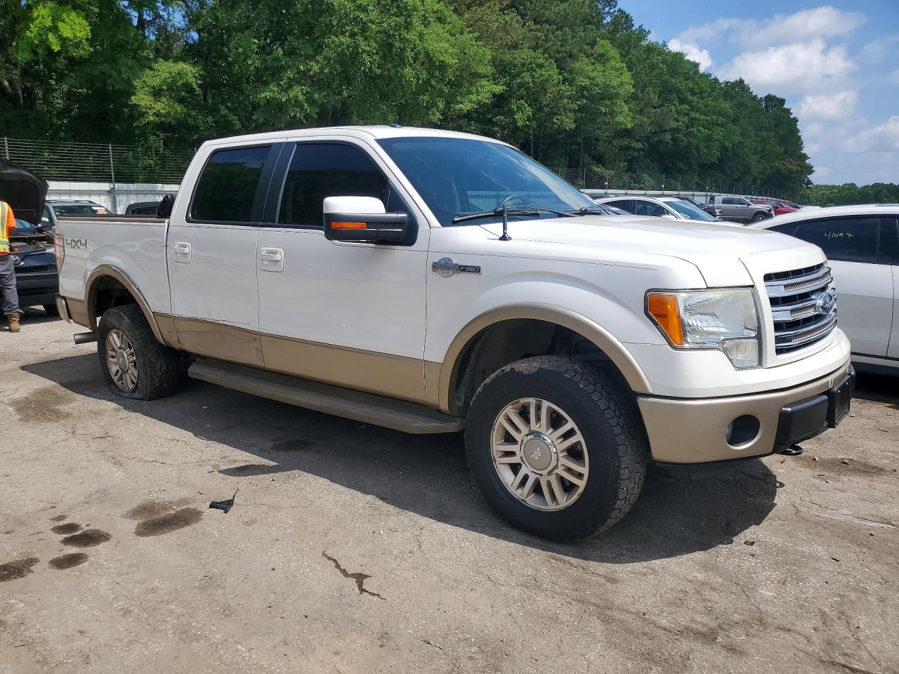 2014 Ford F150 Supercrew White vin: 1FTFW1EF2EKD07953