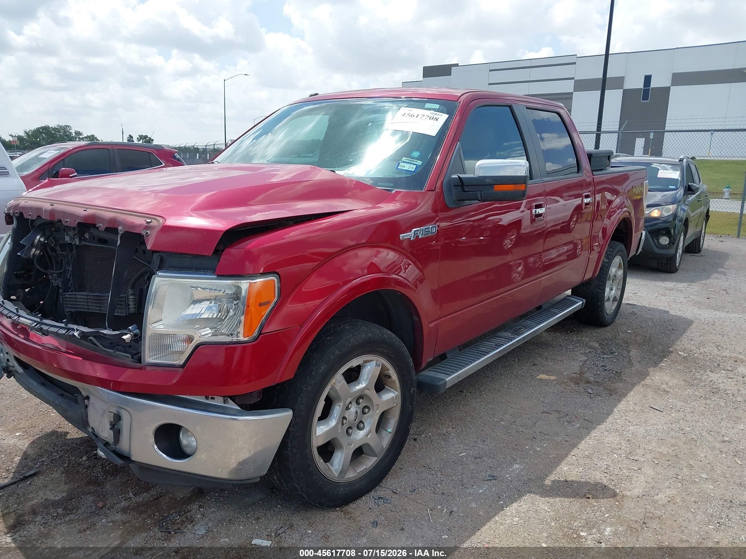 2014 Ford F-150 Lariat Красный vin: 1FTFW1EF2EKD58000
