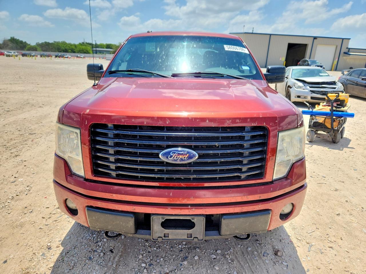 2014 Ford F150 Supercrew Оранжевый vin: 1FTFW1EF2EKE06143