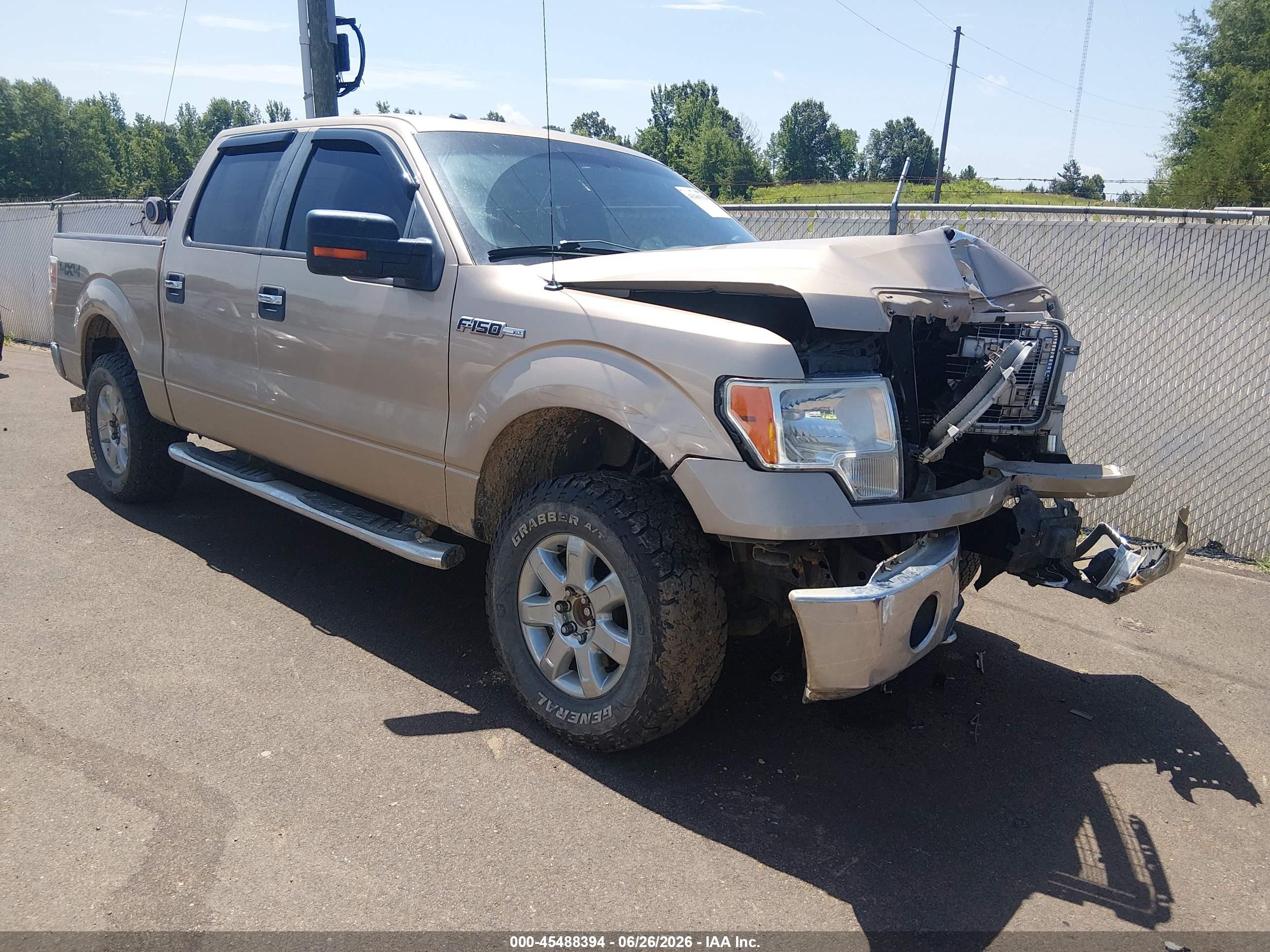 2014 Ford F-150 Xlt Gold vin: 1FTFW1EF2EKE82283