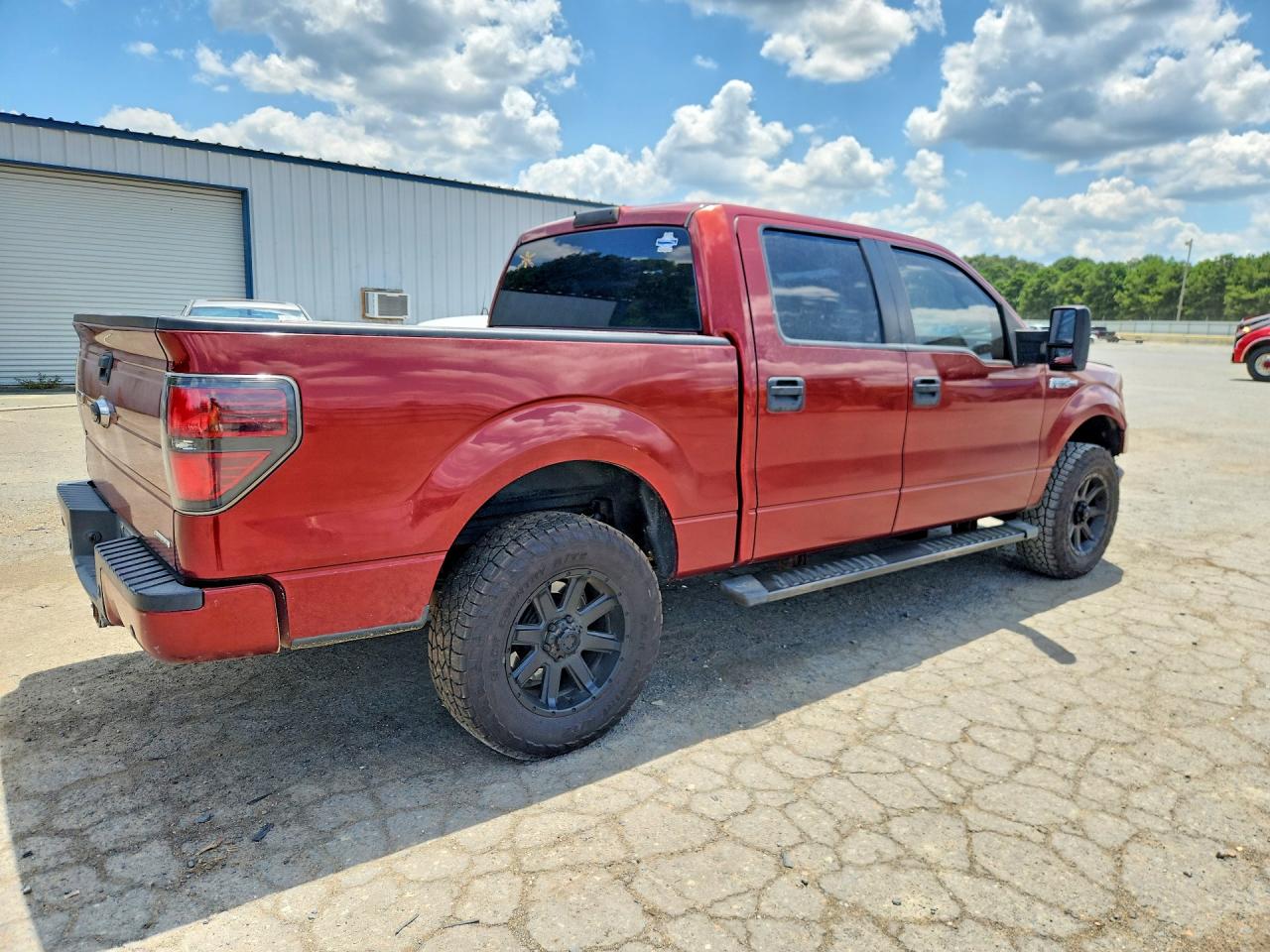 2014 Ford F150 Supercrew Red vin: 1FTFW1EF2EKE97270