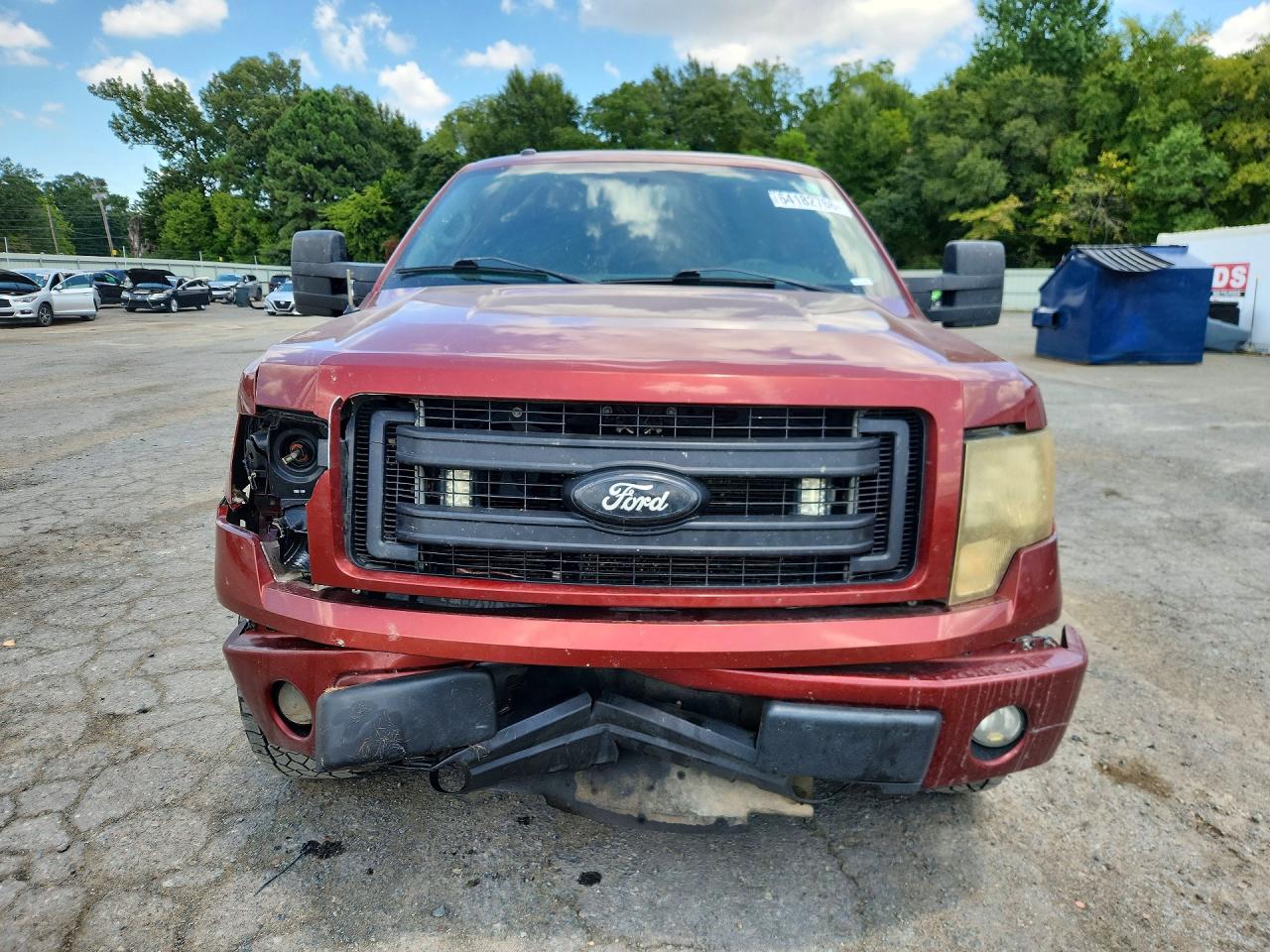 2014 Ford F150 Supercrew Red vin: 1FTFW1EF2EKE97270