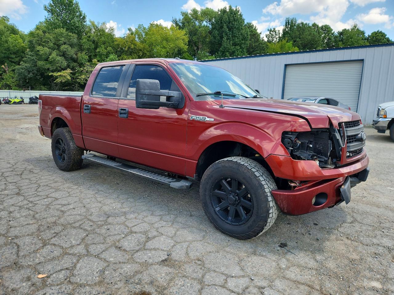 2014 Ford F150 Supercrew Red vin: 1FTFW1EF2EKE97270