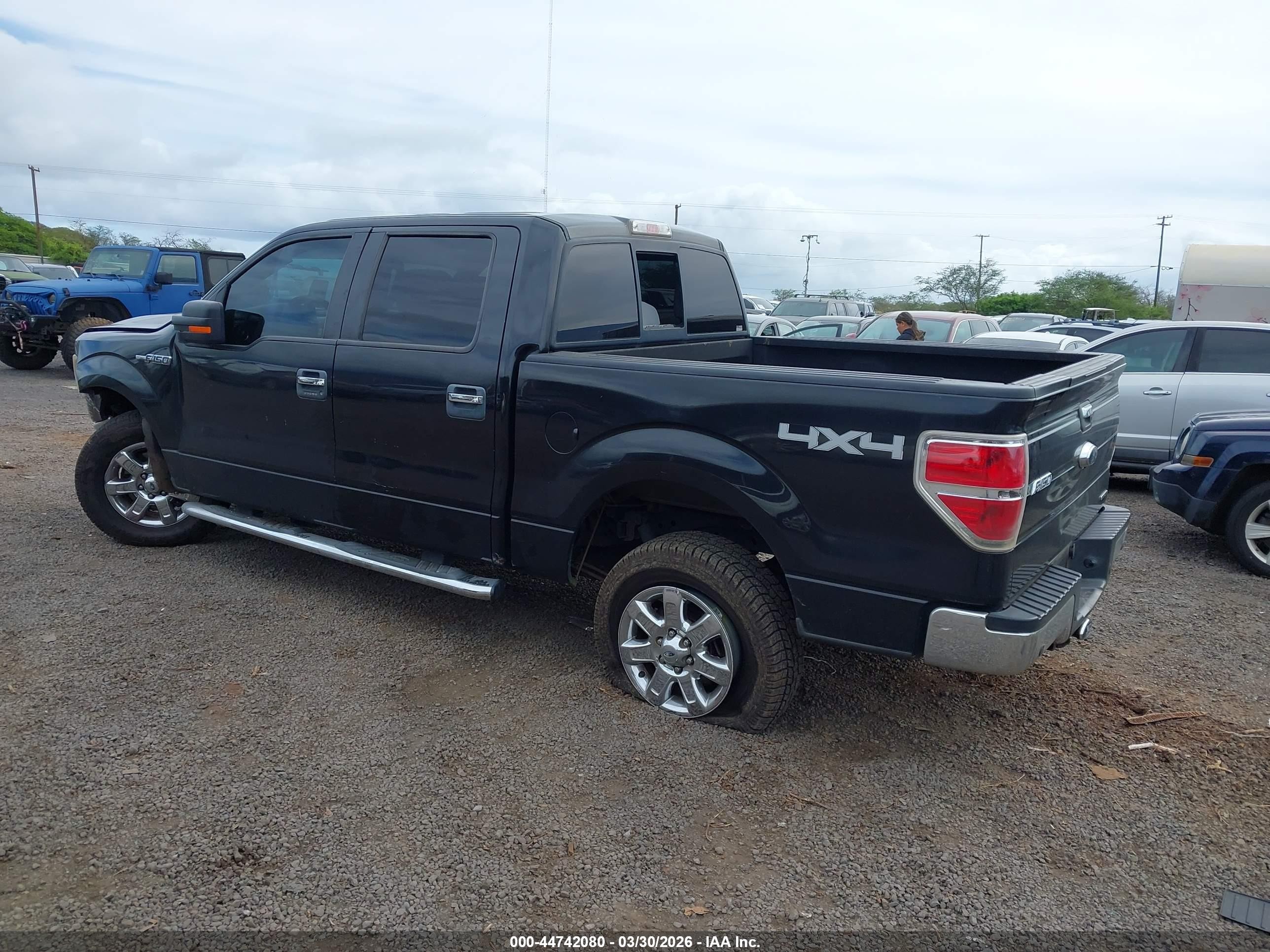 2014 Ford F-150 Xlt Black vin: 1FTFW1EF2EKE98144