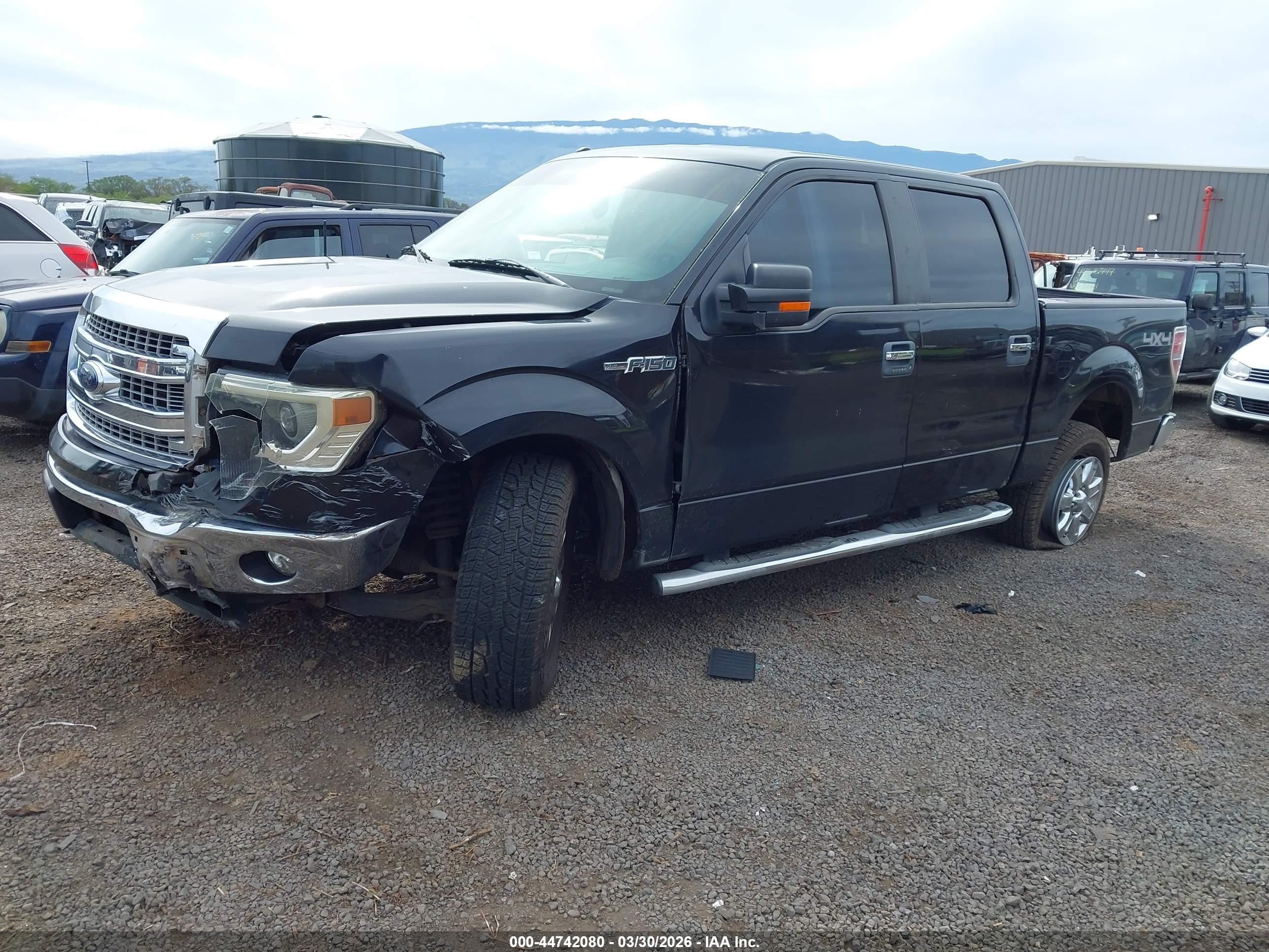 2014 Ford F-150 Xlt Black vin: 1FTFW1EF2EKE98144