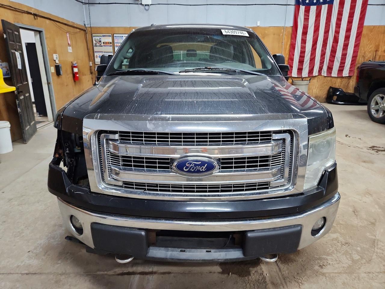 2014 Ford F150 Supercrew Black vin: 1FTFW1EF2EKF83470