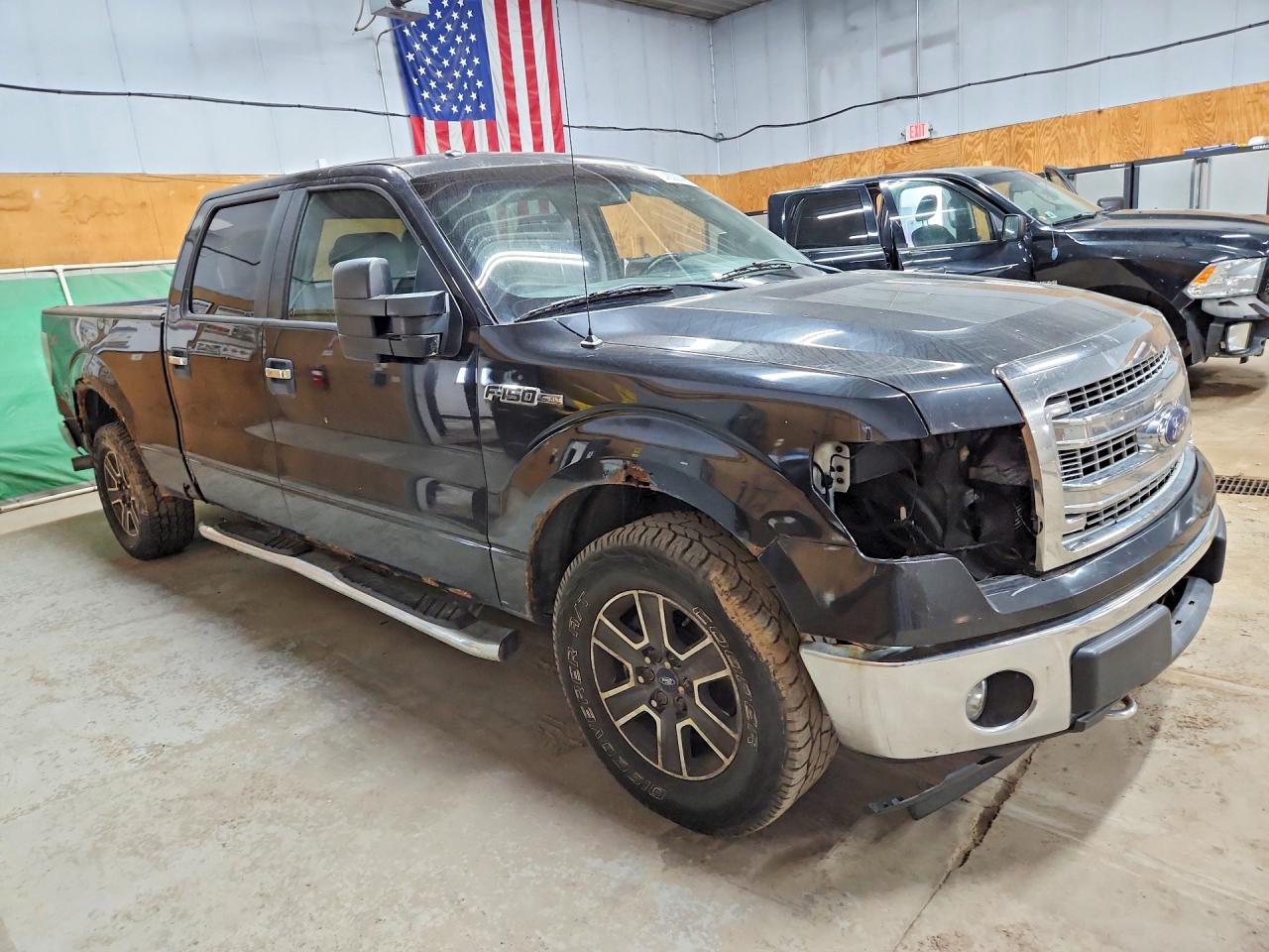 2014 Ford F150 Supercrew Black vin: 1FTFW1EF2EKF83470