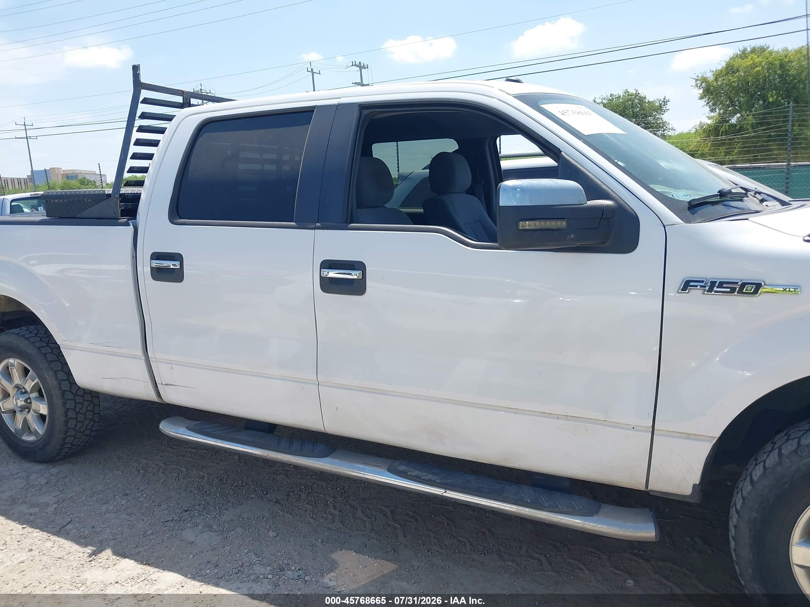 2014 Ford F-150 Xlt White vin: 1FTFW1EF2EKG04396