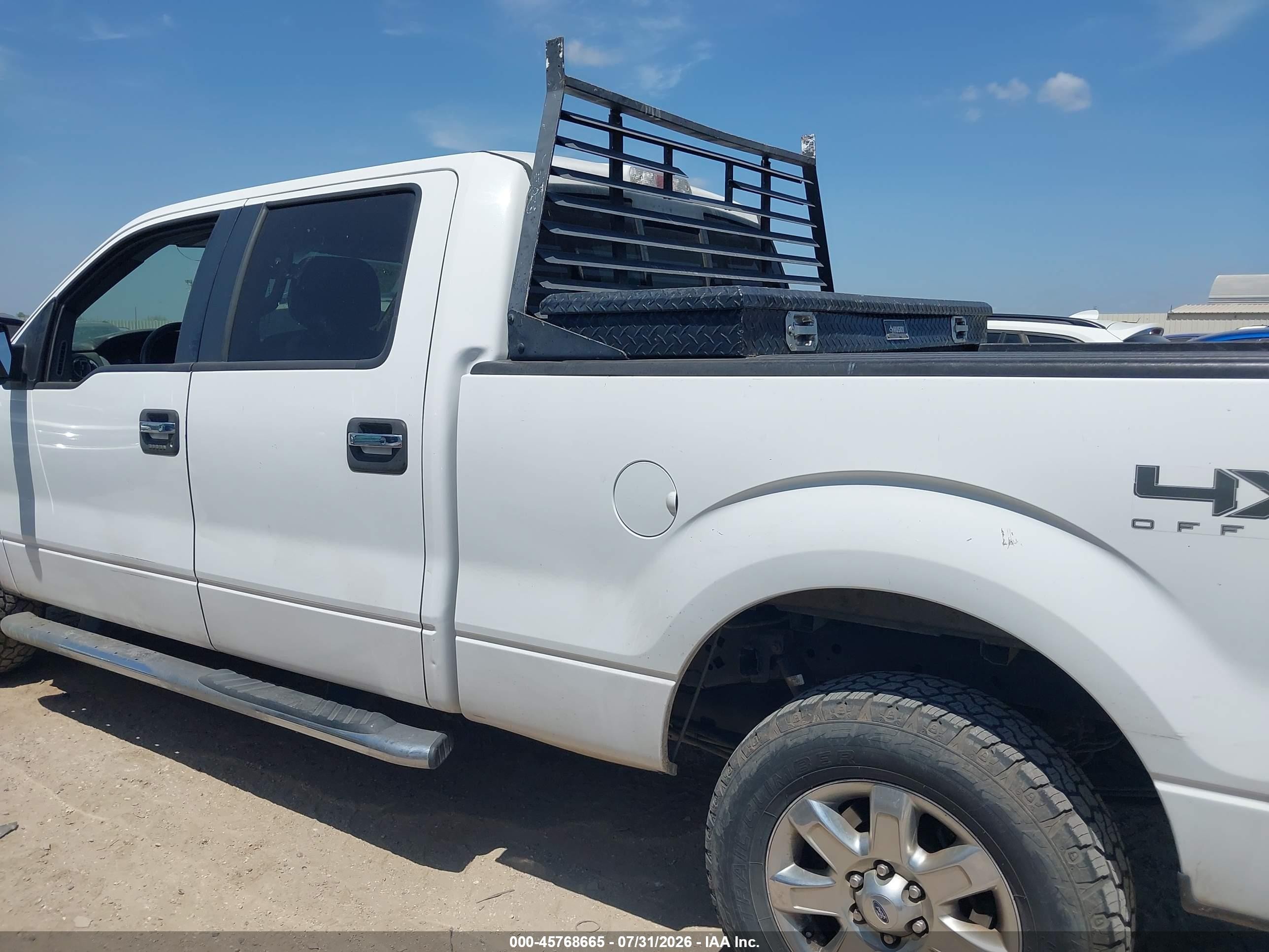 2014 Ford F-150 Xlt White vin: 1FTFW1EF2EKG04396