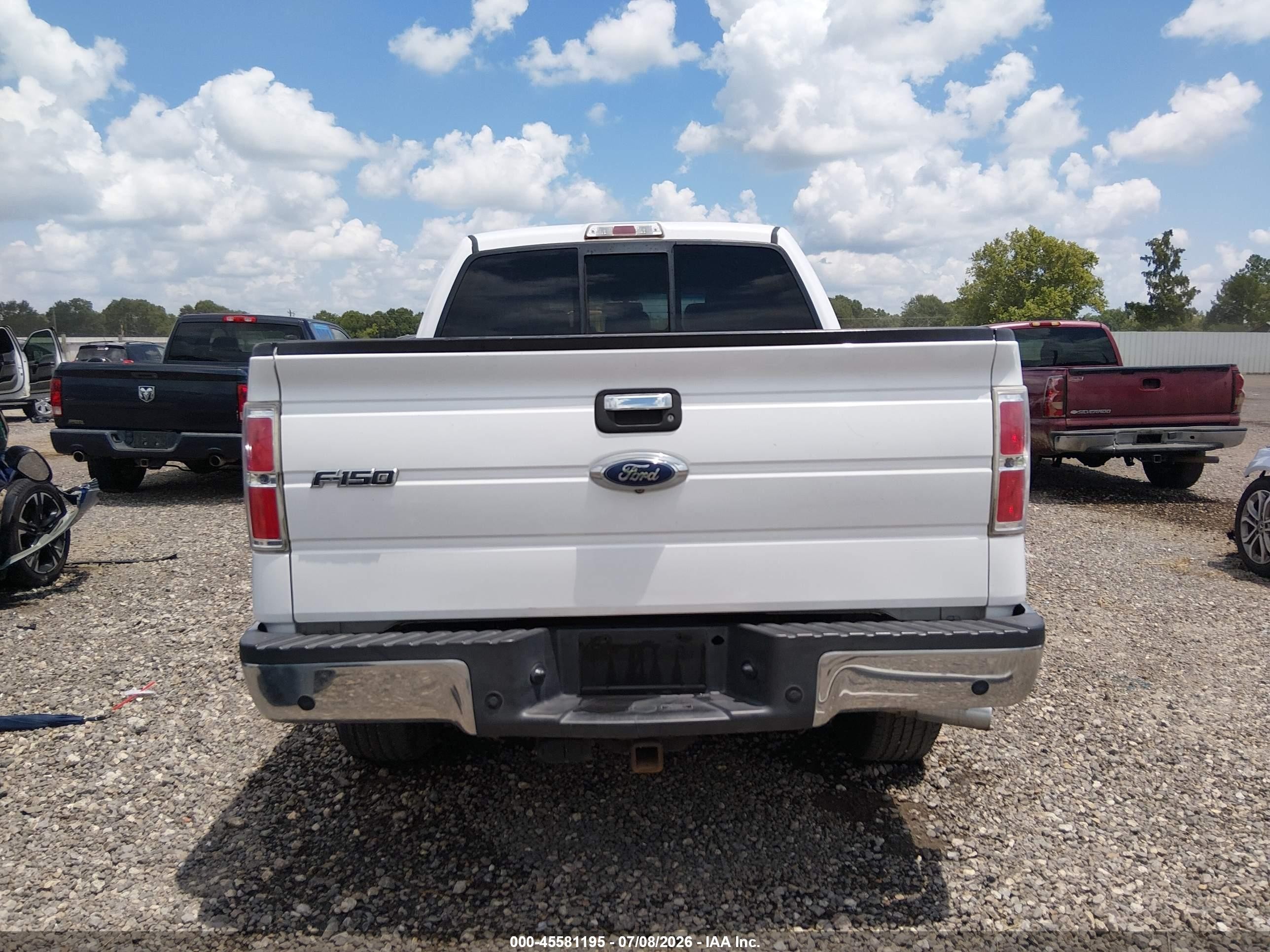 2014 Ford F-150 Xlt White vin: 1FTFW1EF2EKG25393