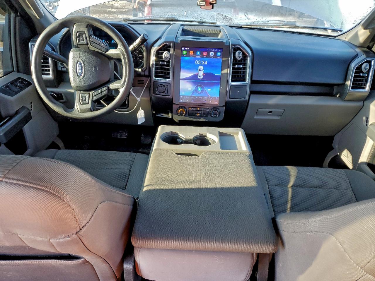 2015 Ford F150 Supercrew Gray vin: 1FTFW1EF2FFA92455