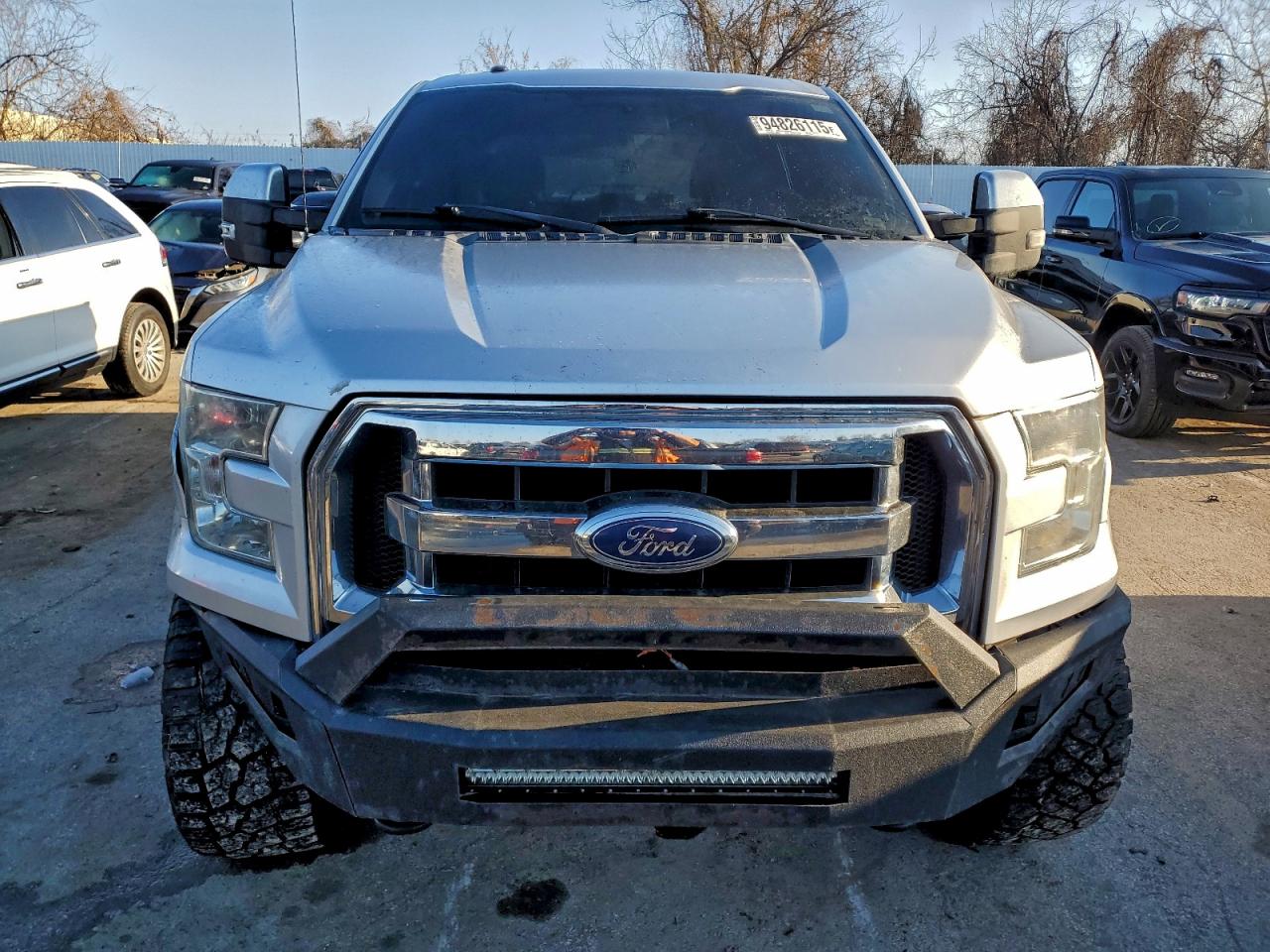 2015 Ford F150 Supercrew Gray vin: 1FTFW1EF2FFA92455