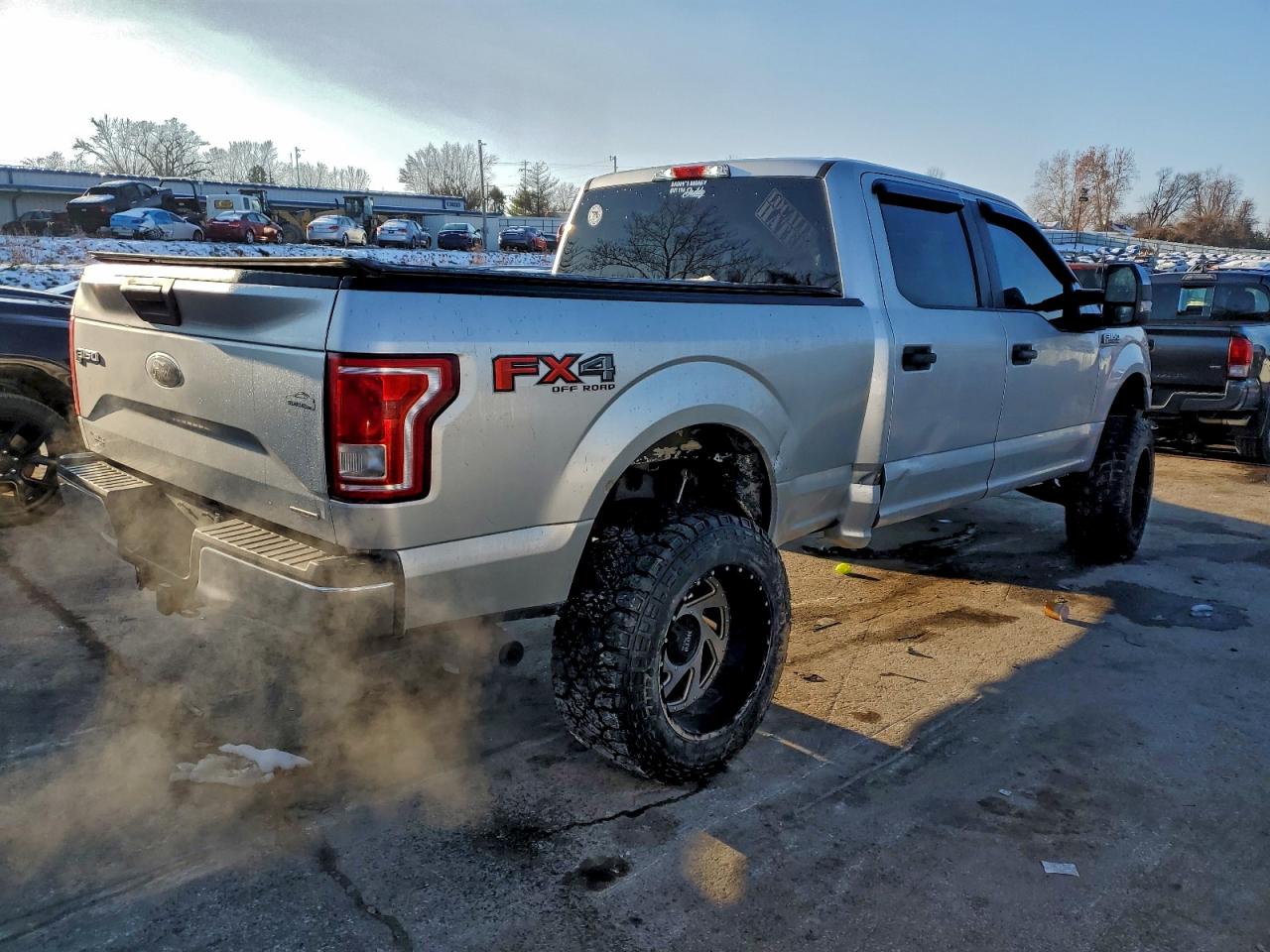 2015 Ford F150 Supercrew Gray vin: 1FTFW1EF2FFA92455