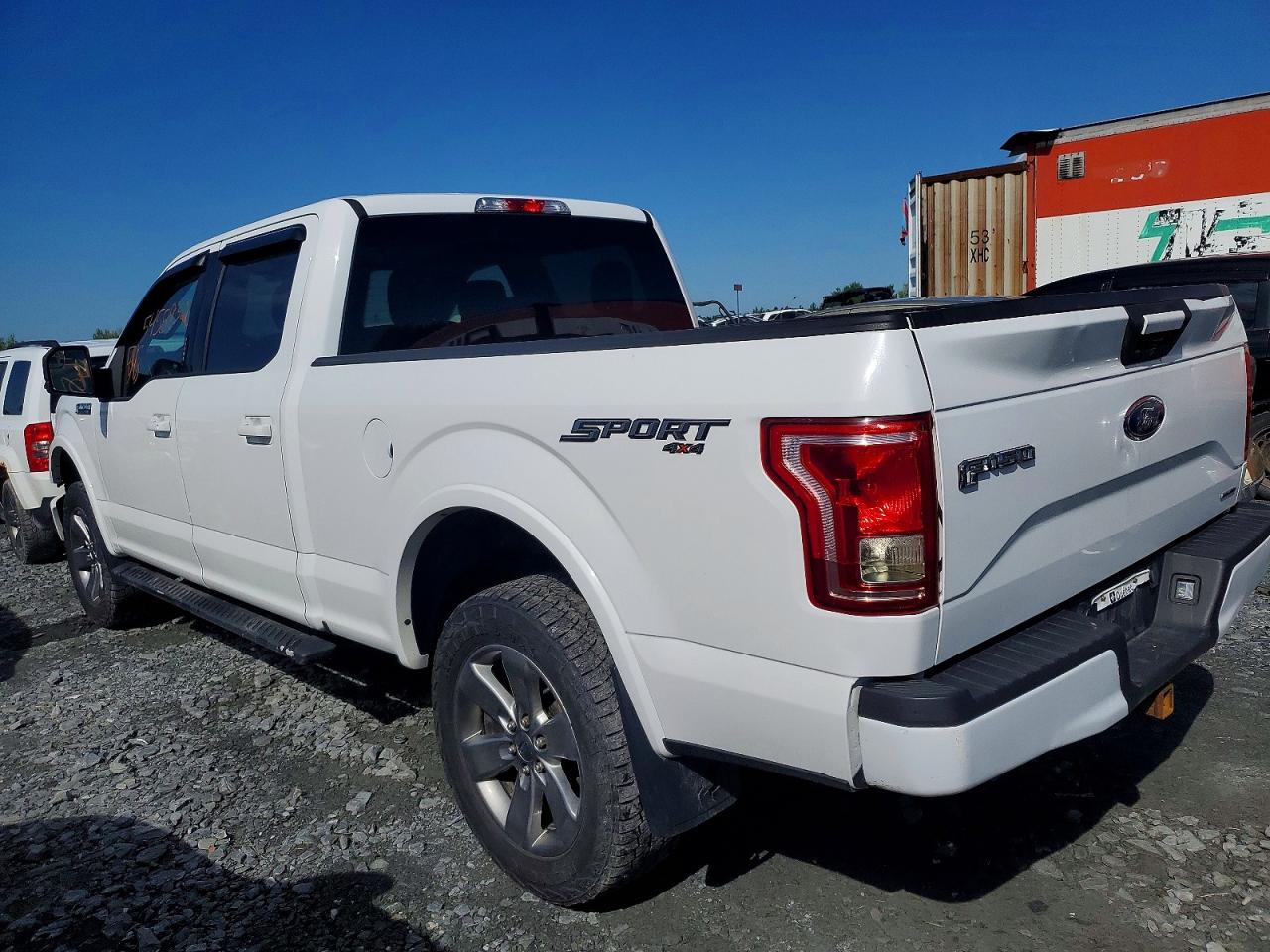 2015 Ford F150 Supercrew White vin: 1FTFW1EF2FFB72242