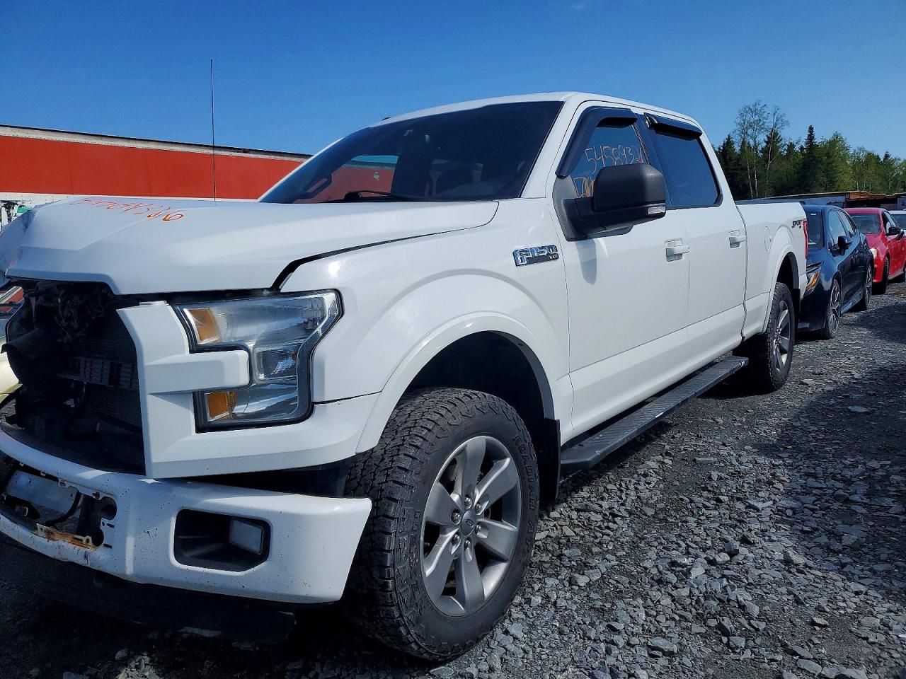 2015 Ford F150 Supercrew White vin: 1FTFW1EF2FFB72242
