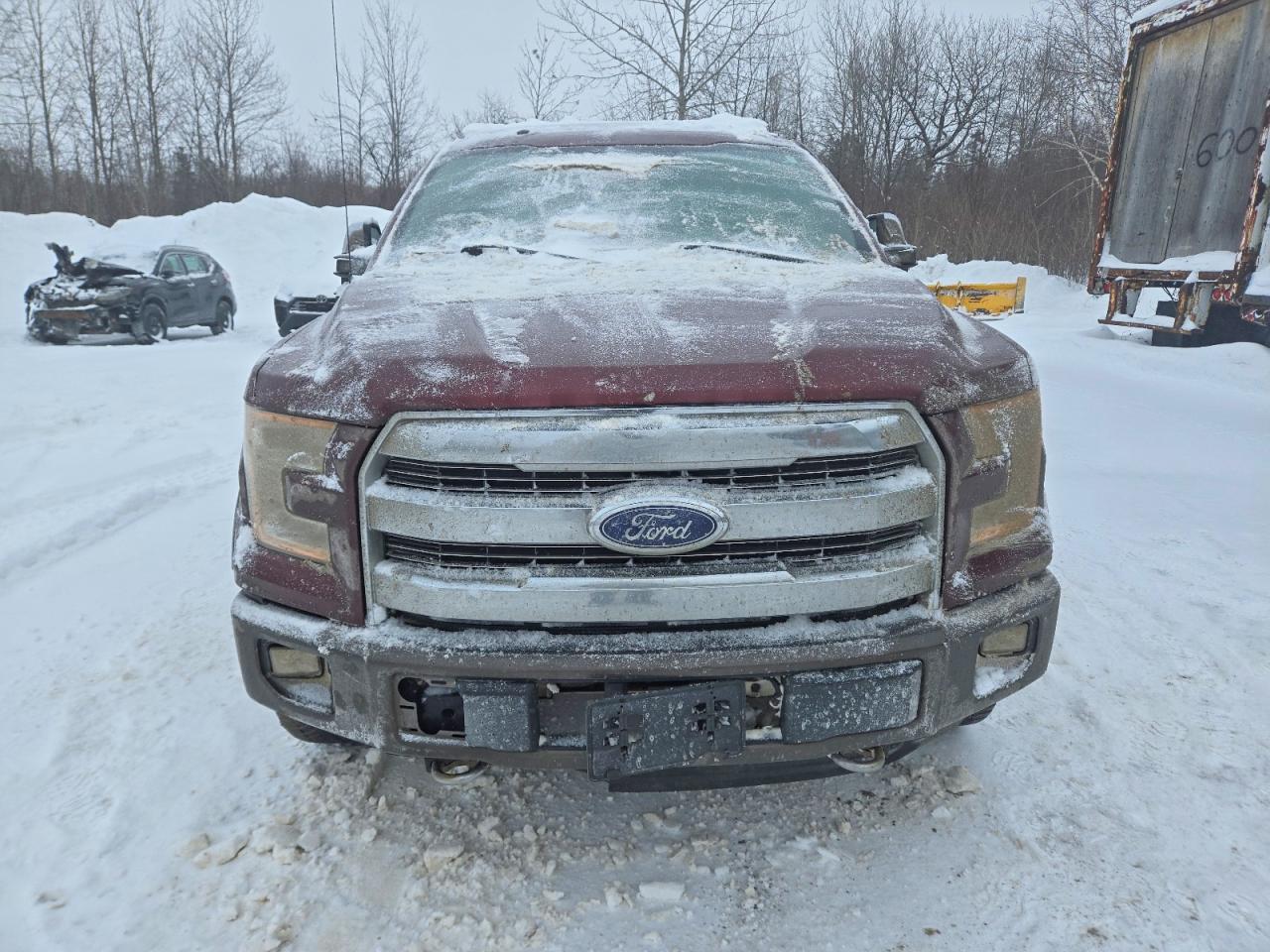 2015 Ford F150 Supercrew Burgundy vin: 1FTFW1EF2FFC40572