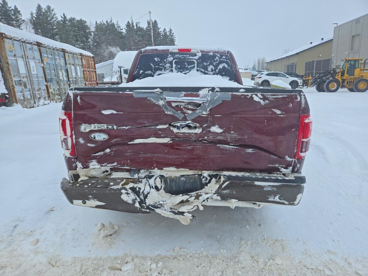 2015 Ford F150 Supercrew Burgundy vin: 1FTFW1EF2FFC40572