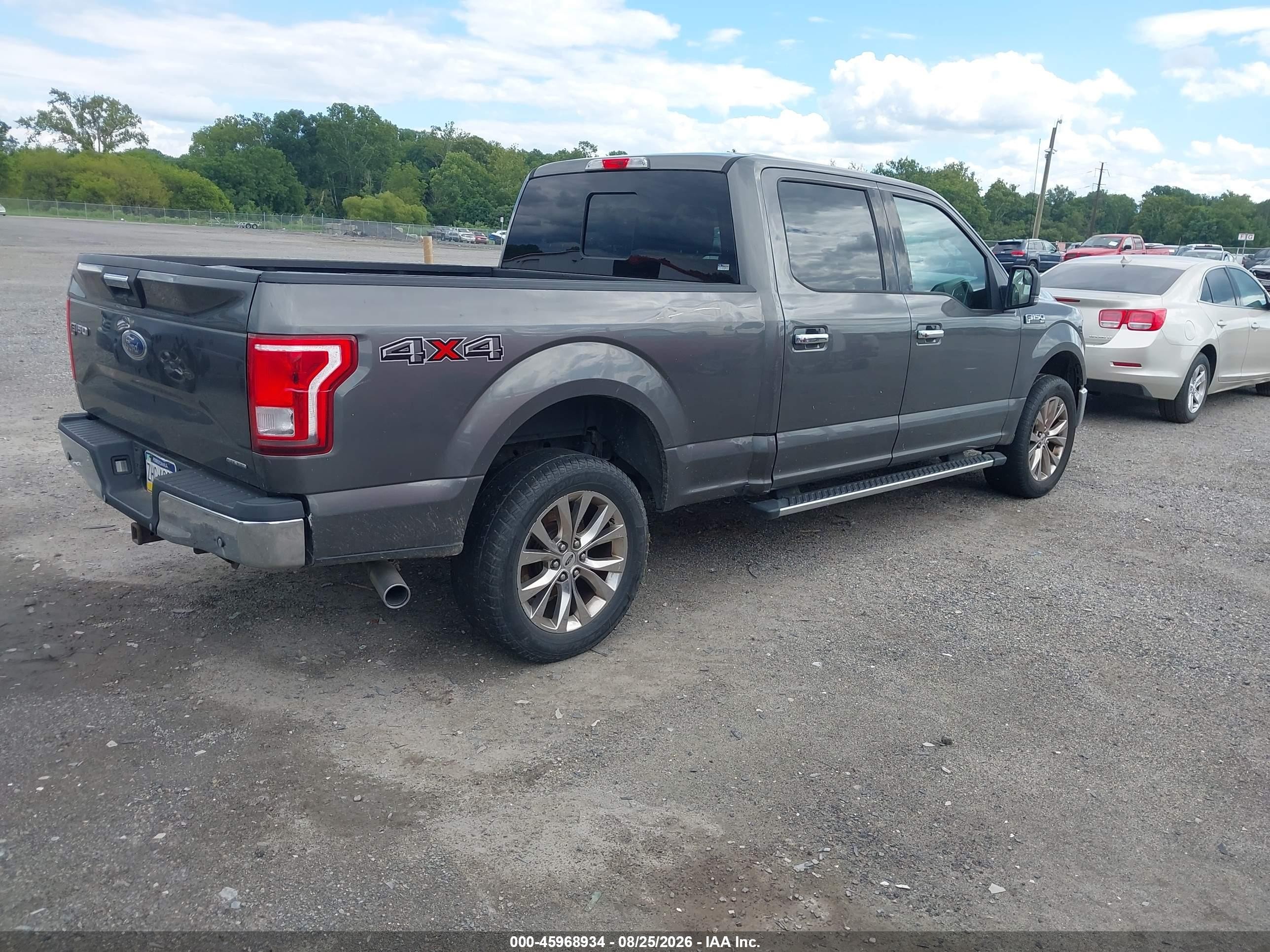 2015 Ford F-150 Xlt Серый vin: 1FTFW1EF2FKF11301
