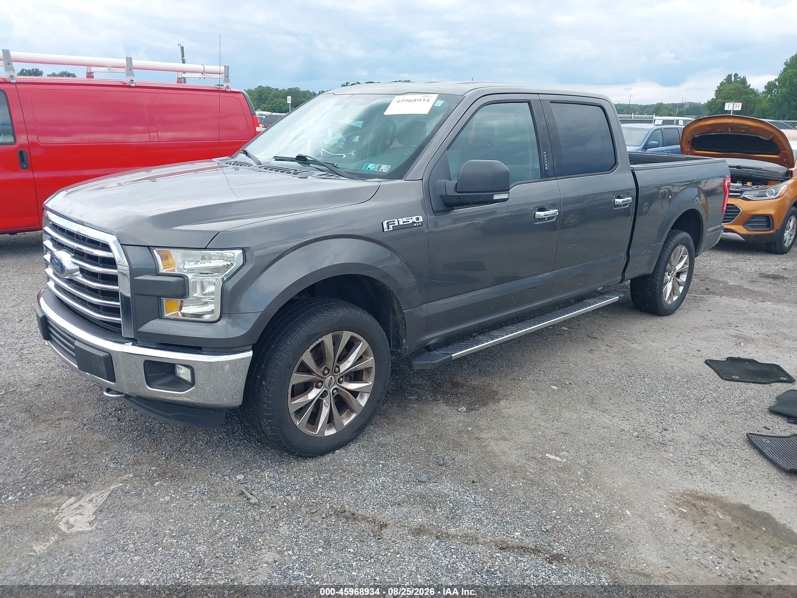 2015 Ford F-150 Xlt Серый vin: 1FTFW1EF2FKF11301