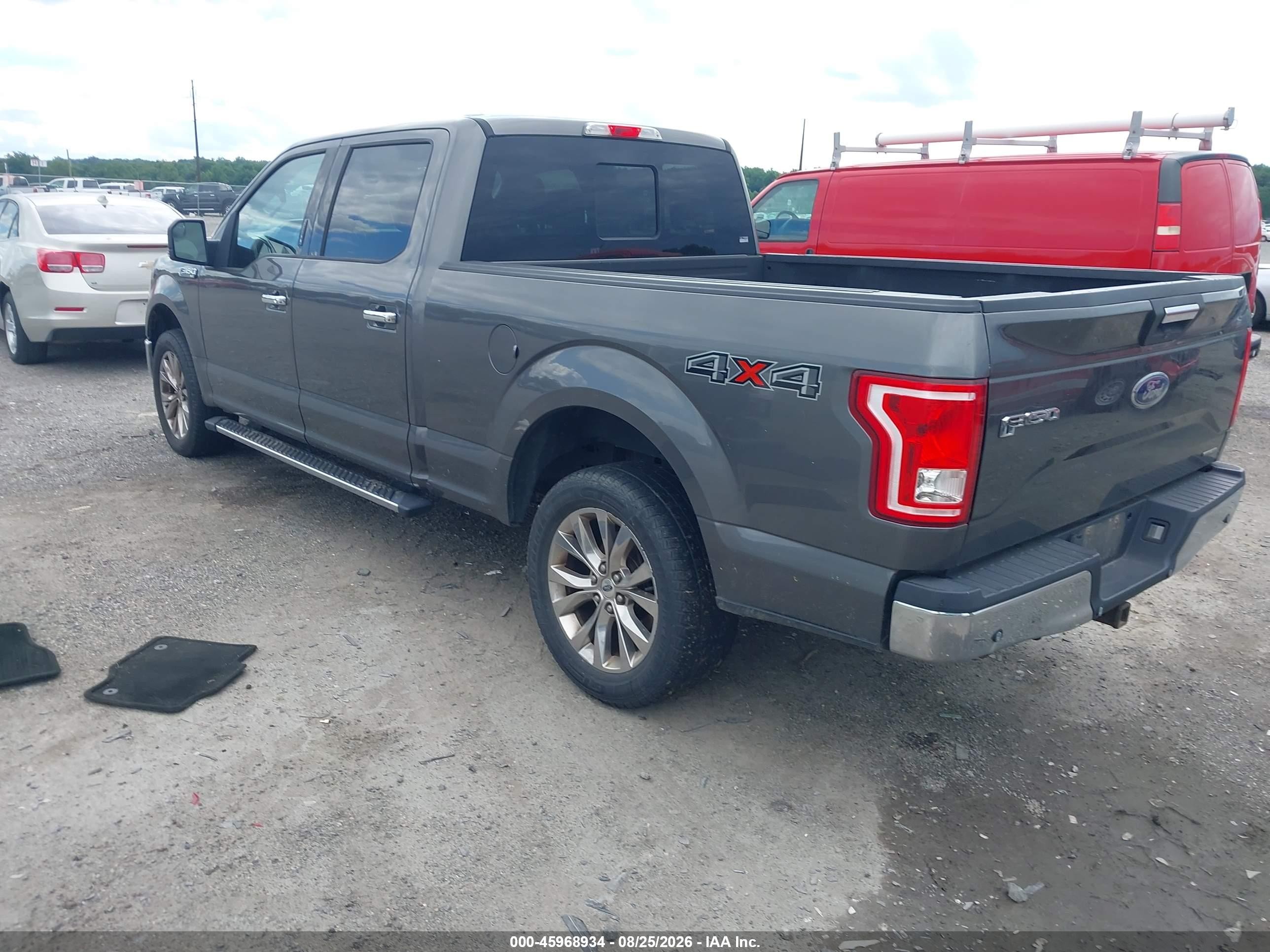 2015 Ford F-150 Xlt Серый vin: 1FTFW1EF2FKF11301