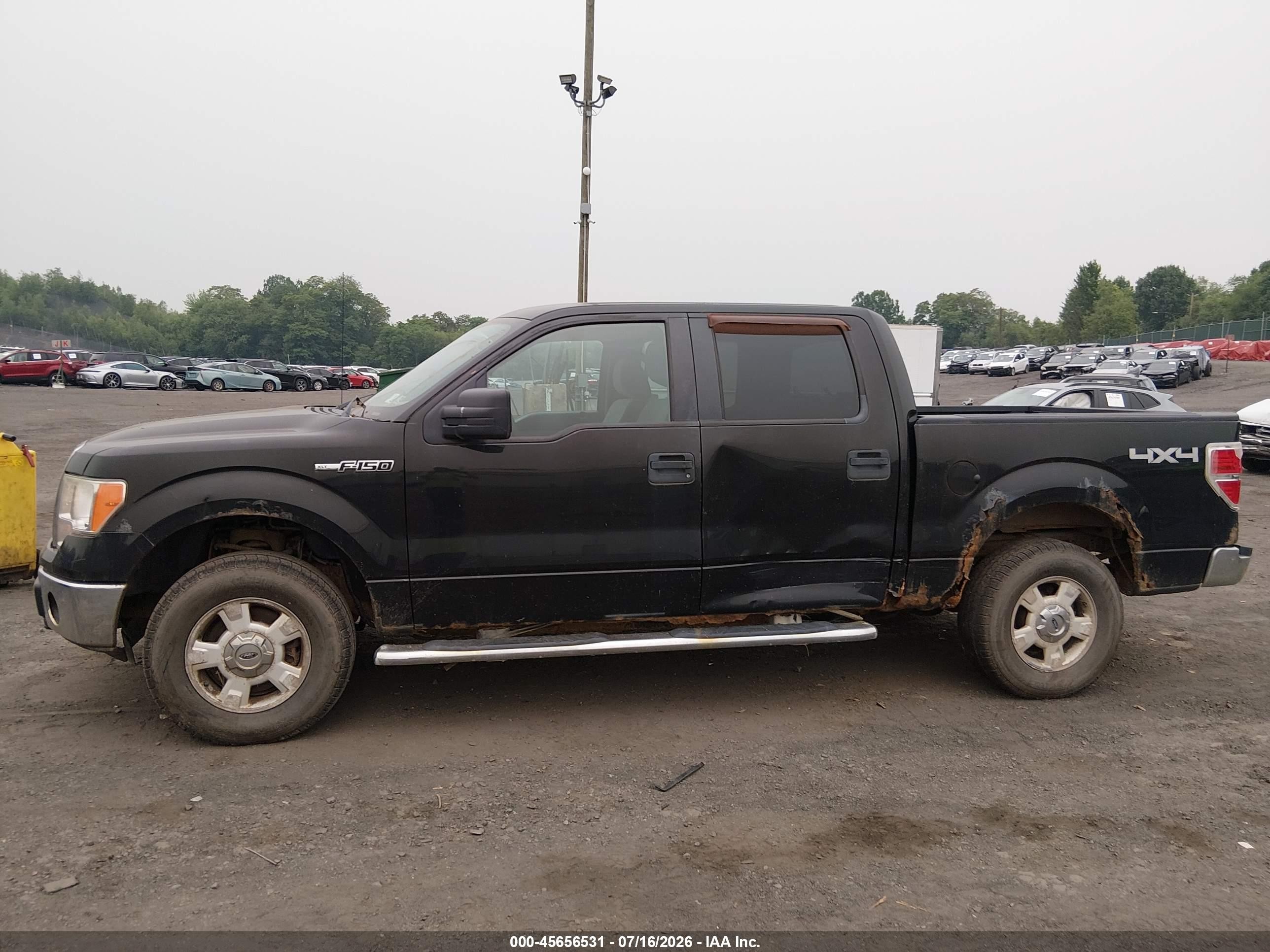2011 Ford F-150 Xlt Black vin: 1FTFW1EF3BFA13868