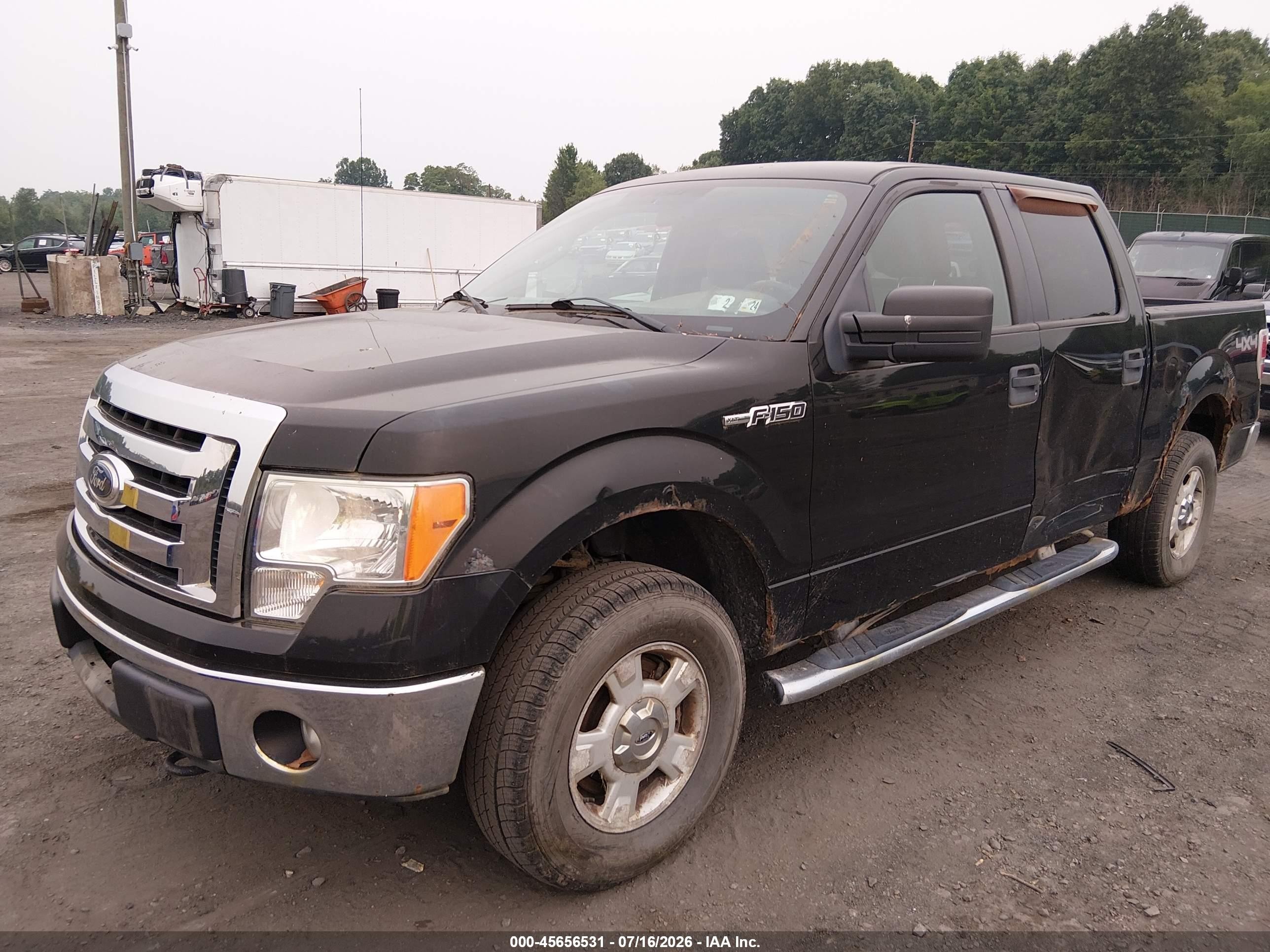 2011 Ford F-150 Xlt Black vin: 1FTFW1EF3BFA13868