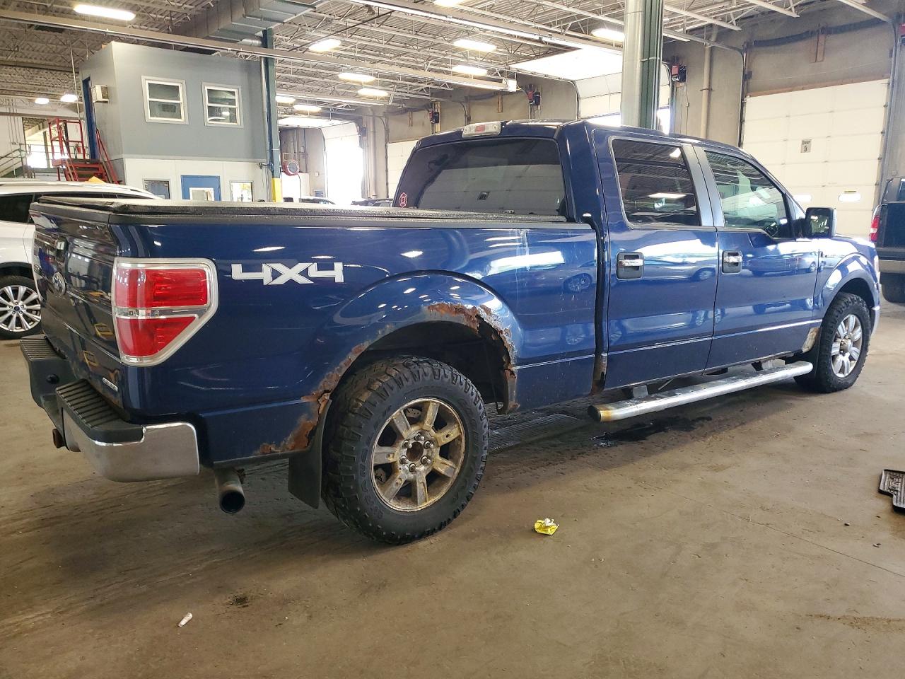 2011 Ford F150 Supercrew Blue vin: 1FTFW1EF3BFB10696