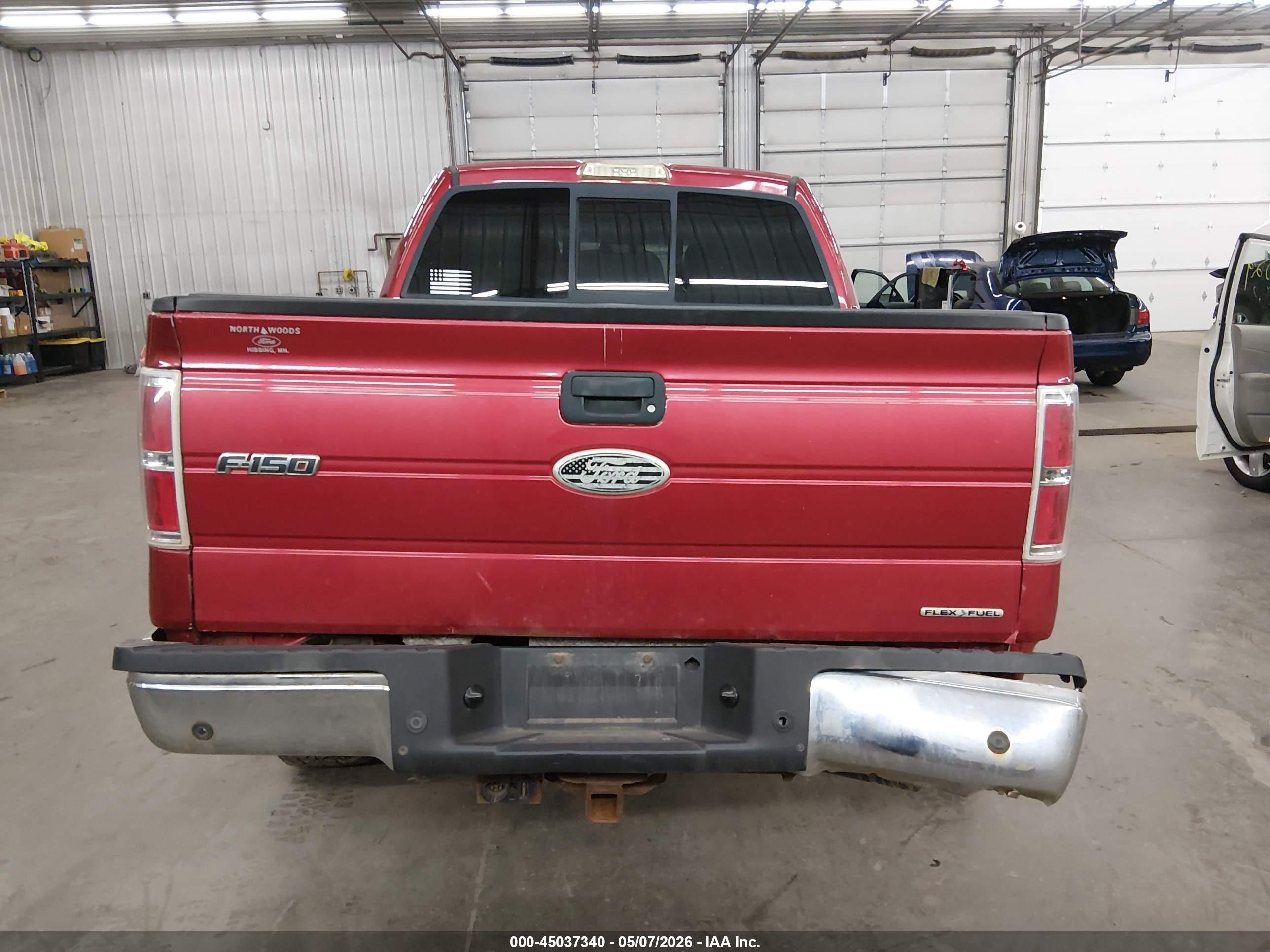 2011 Ford F-150 Xlt Red vin: 1FTFW1EF3BFB59123