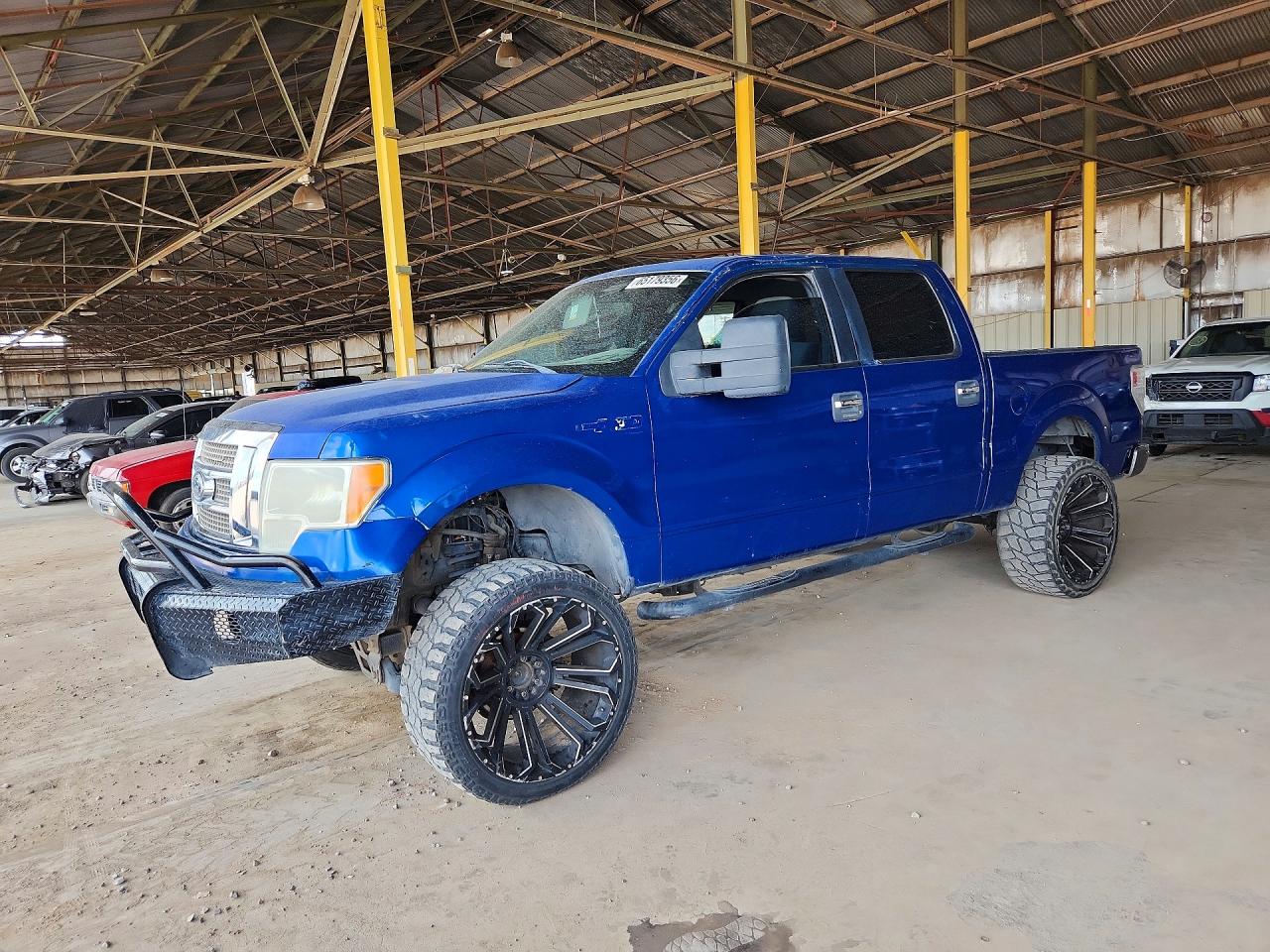 2011 Ford F150 Supercrew Blue vin: 1FTFW1EF3BKD93852