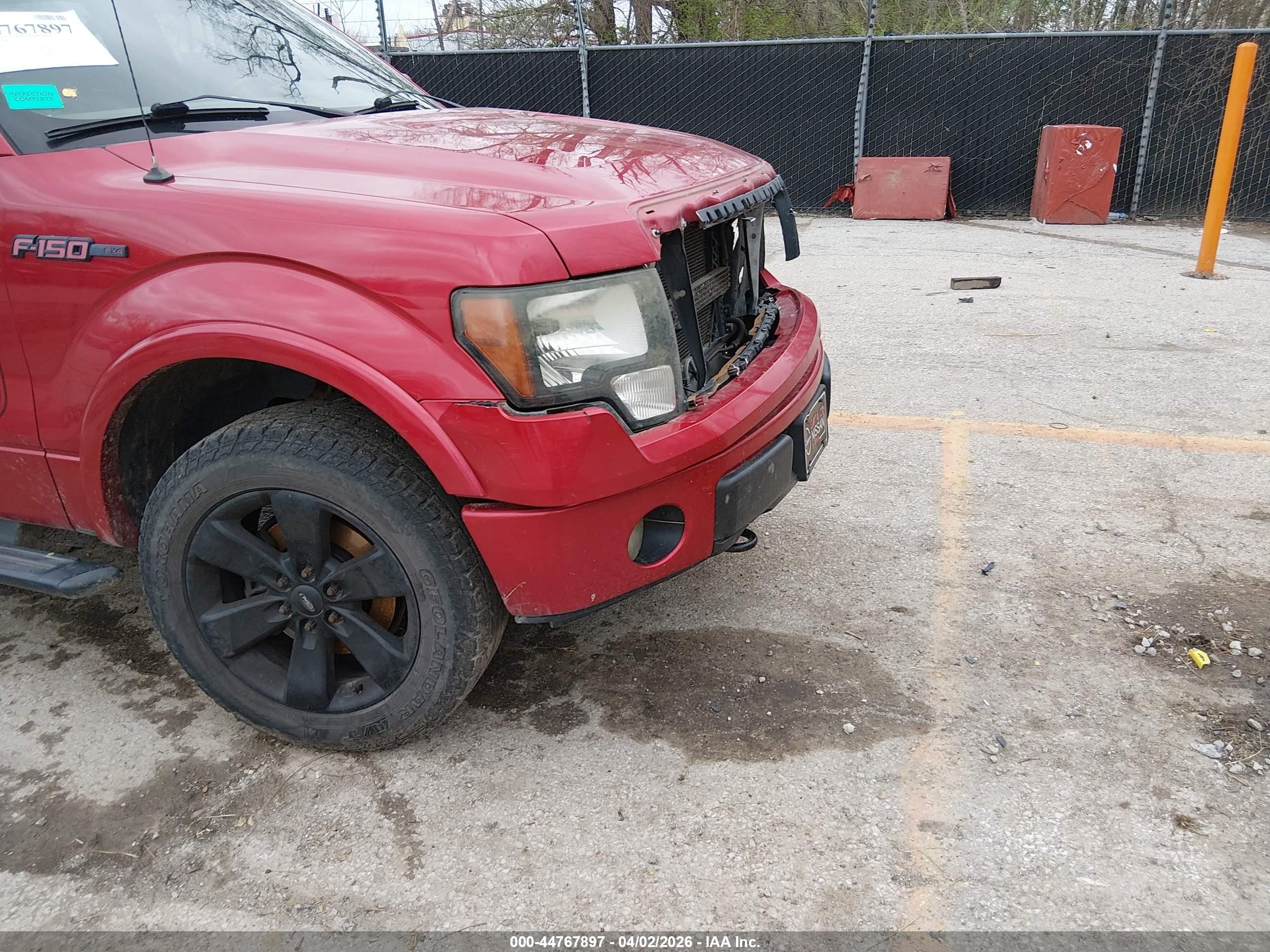 2012 Ford F-150 Fx4 Maroon vin: 1FTFW1EF3CFA12916