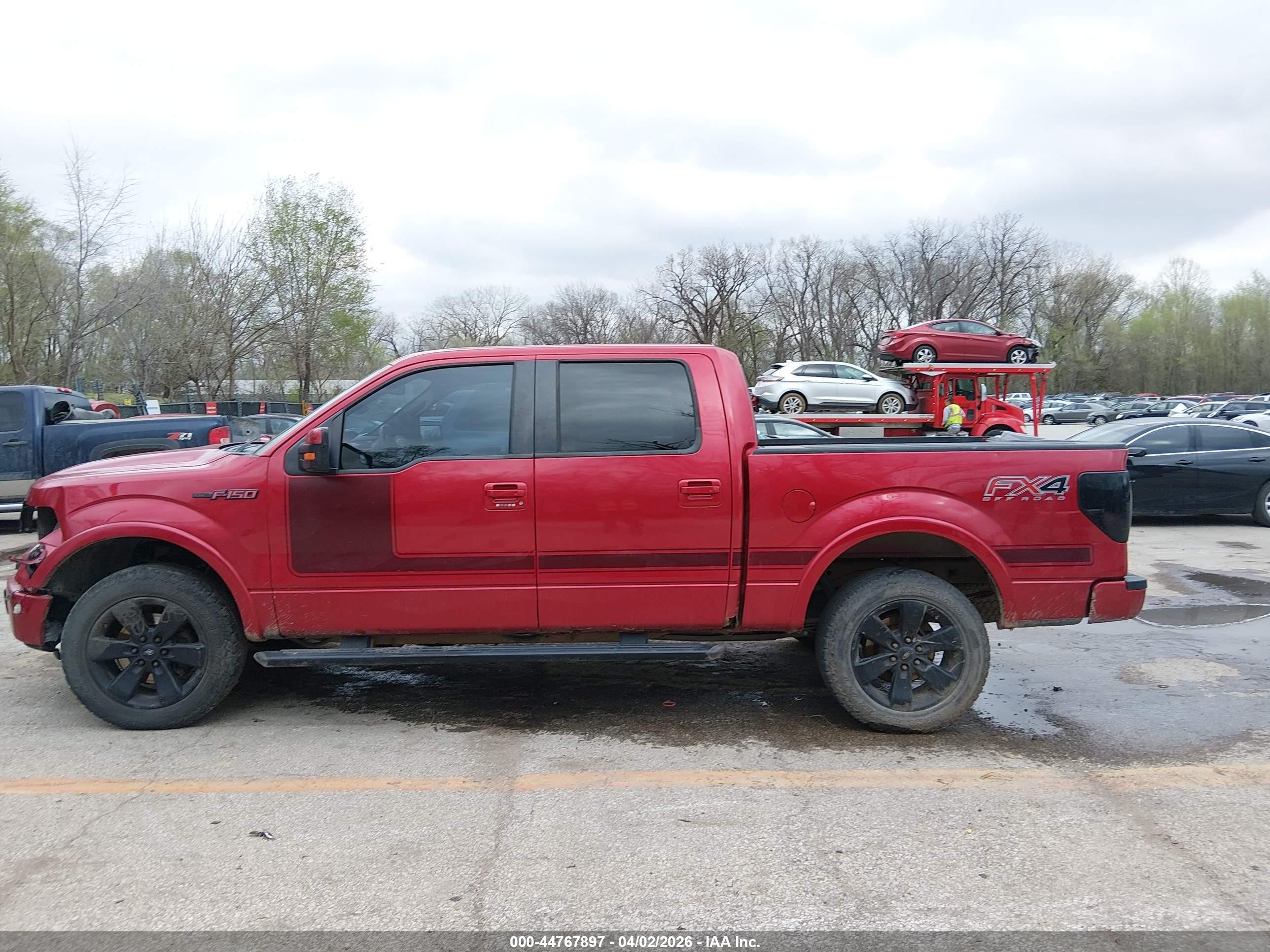 2012 Ford F-150 Fx4 Maroon vin: 1FTFW1EF3CFA12916