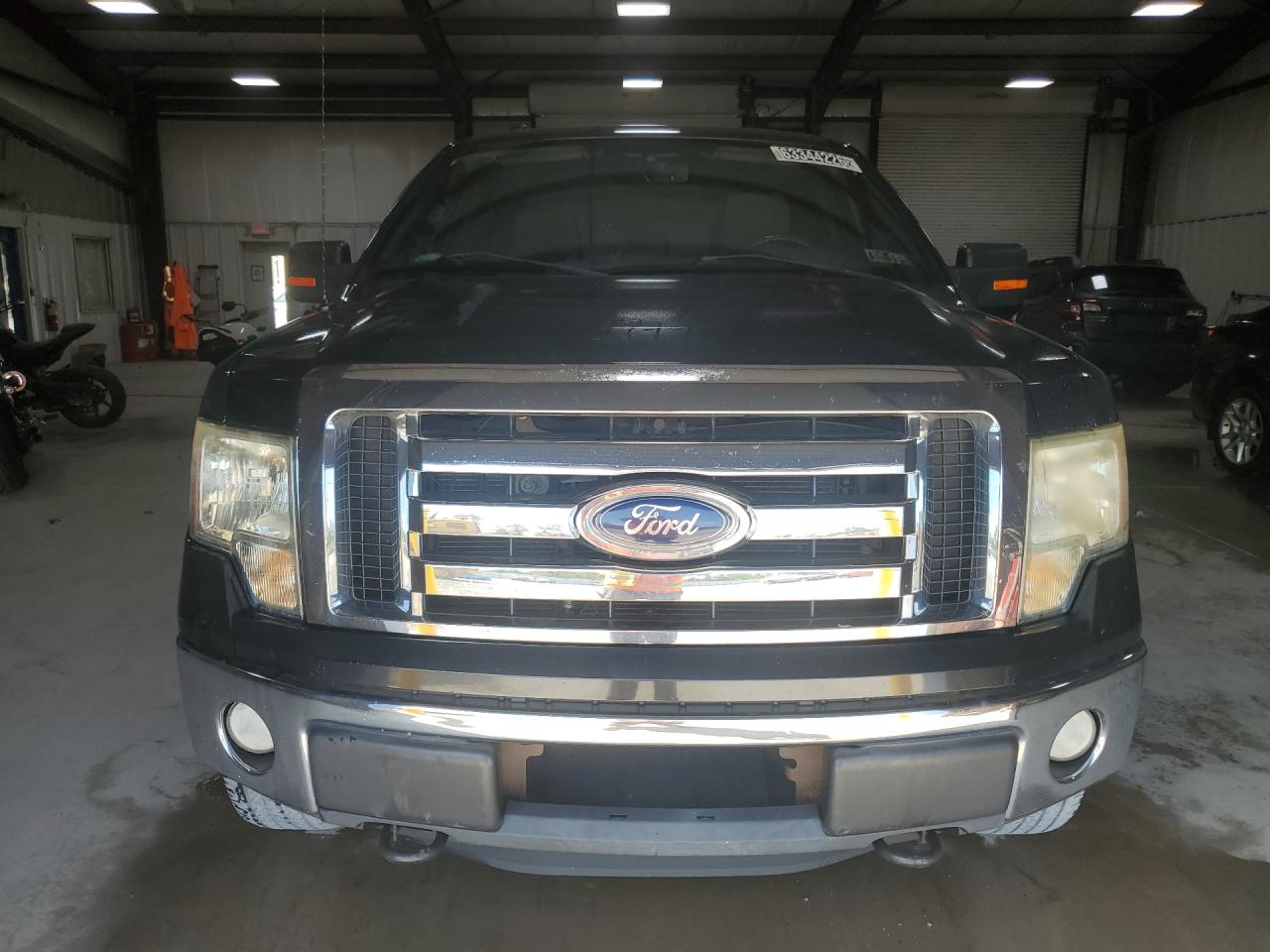2012 Ford F150 Supercrew Black vin: 1FTFW1EF3CFA27920 Damage: Left Head Lamp, Faded, Repair Required