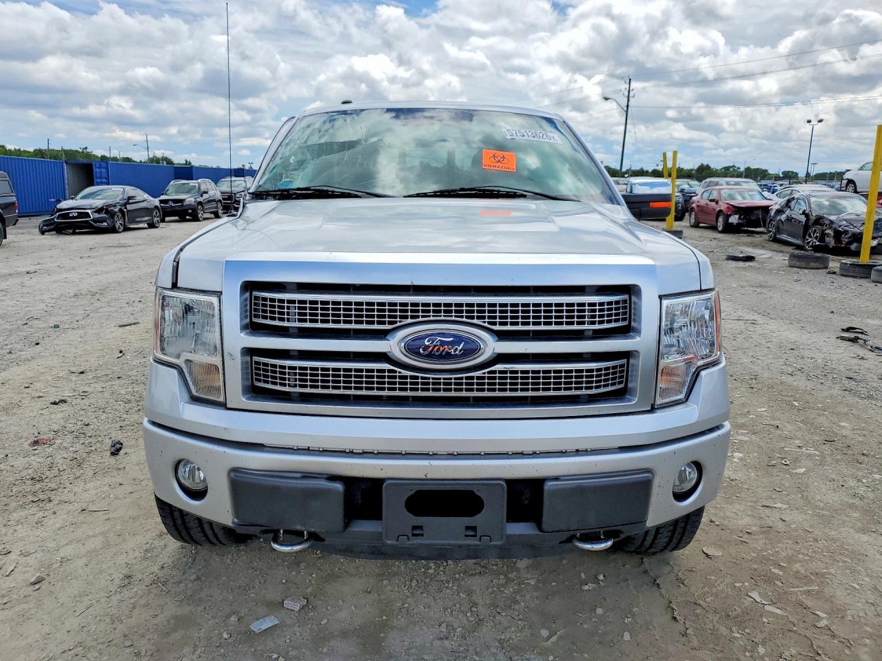2012 Ford F150 Supercrew Silver vin: 1FTFW1EF3CFA38352