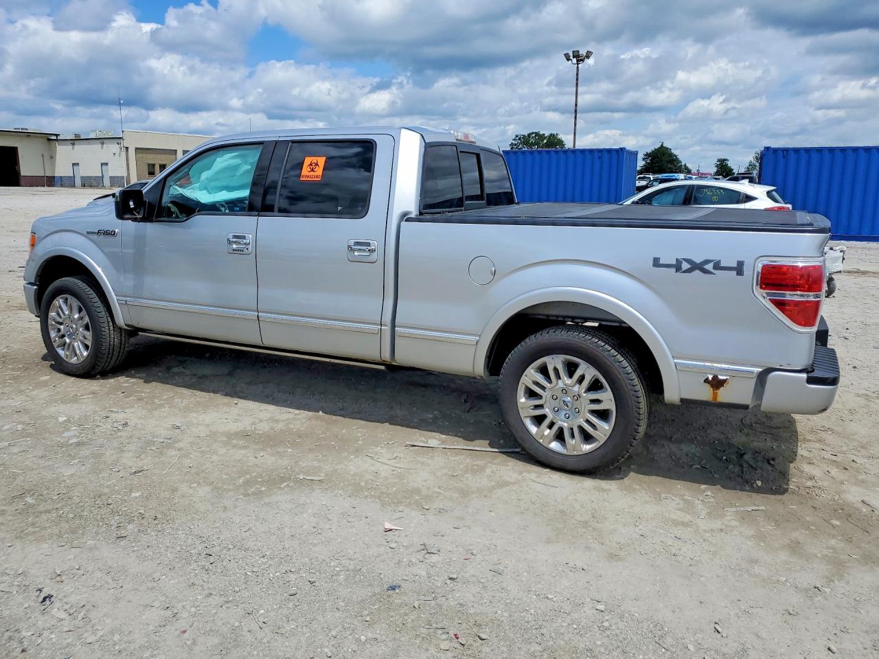 2012 Ford F150 Supercrew Silver vin: 1FTFW1EF3CFA38352