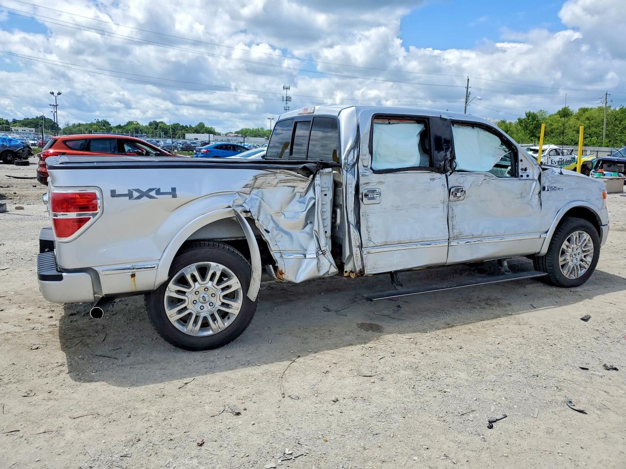 2012 Ford F150 Supercrew Silver vin: 1FTFW1EF3CFA38352