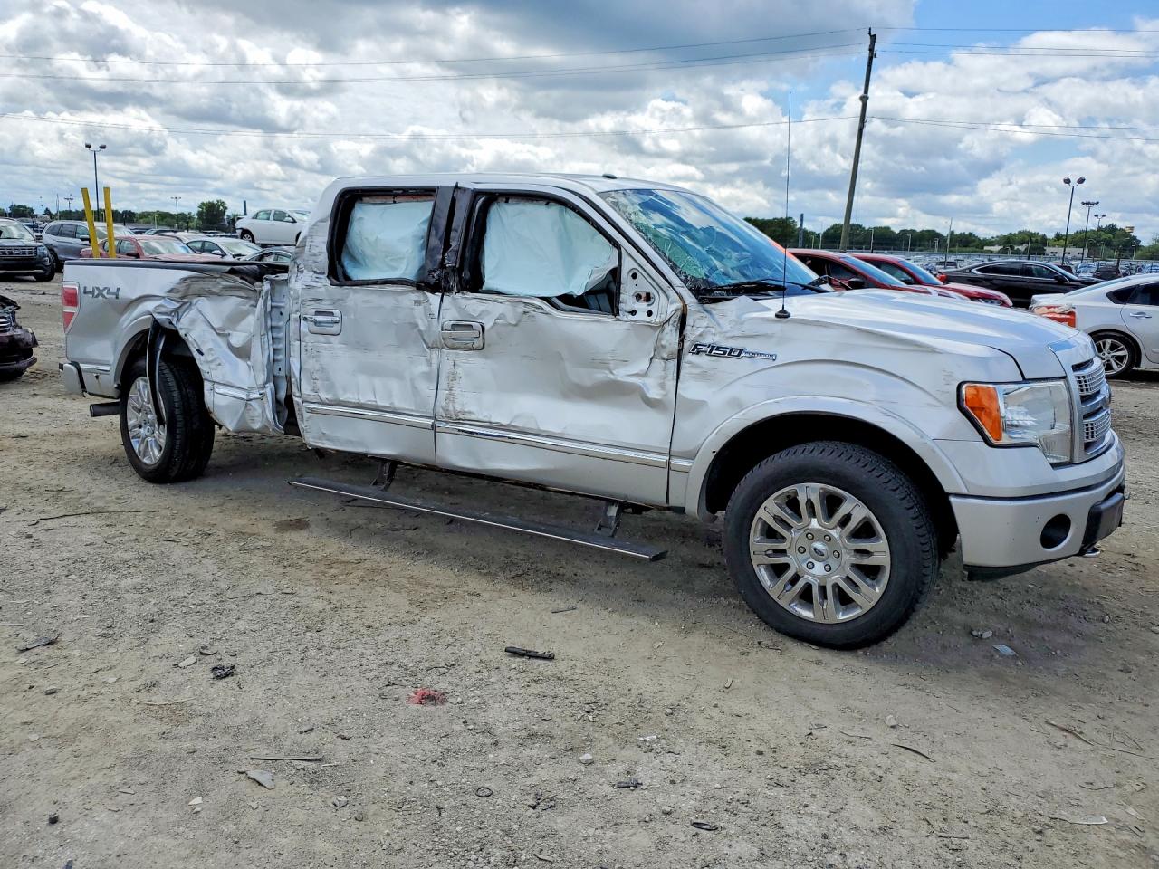 2012 Ford F150 Supercrew Silver vin: 1FTFW1EF3CFA38352