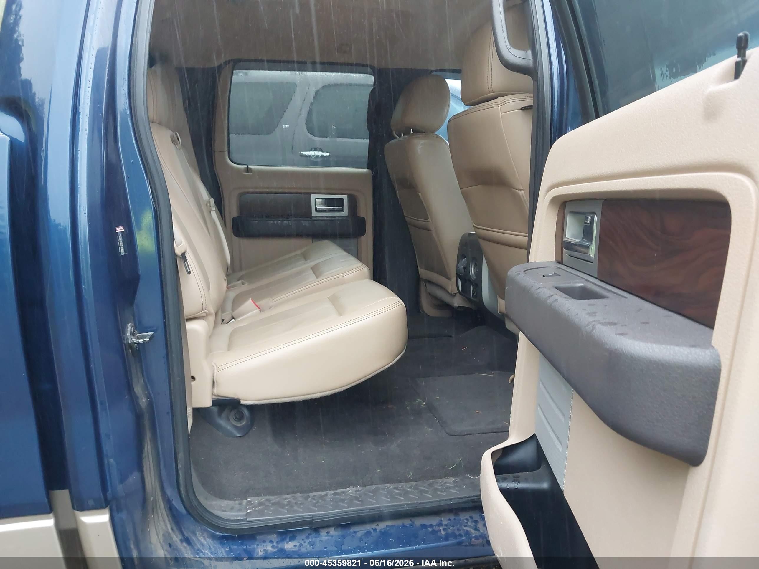 2012 Ford F-150 Lariat Синий vin: 1FTFW1EF3CFA42420