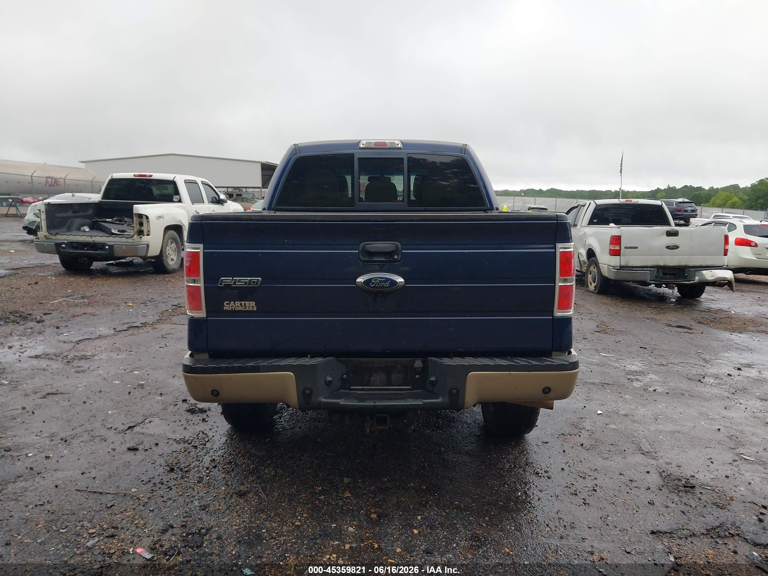 2012 Ford F-150 Lariat Синий vin: 1FTFW1EF3CFA42420