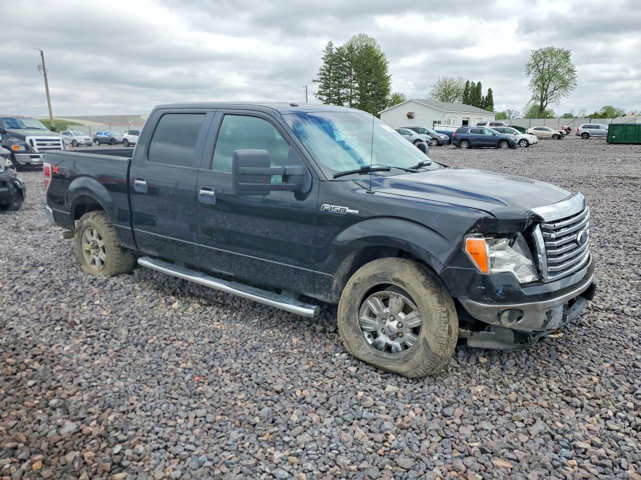 2012 Ford F150 Supercrew Черный vin: 1FTFW1EF3CFA62506