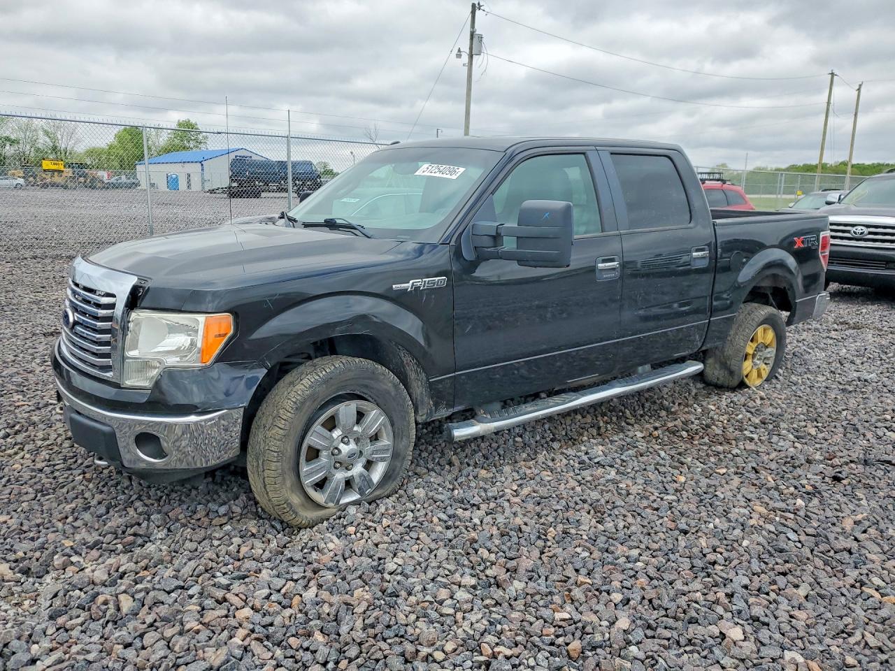 2012 Ford F150 Supercrew Черный vin: 1FTFW1EF3CFA62506