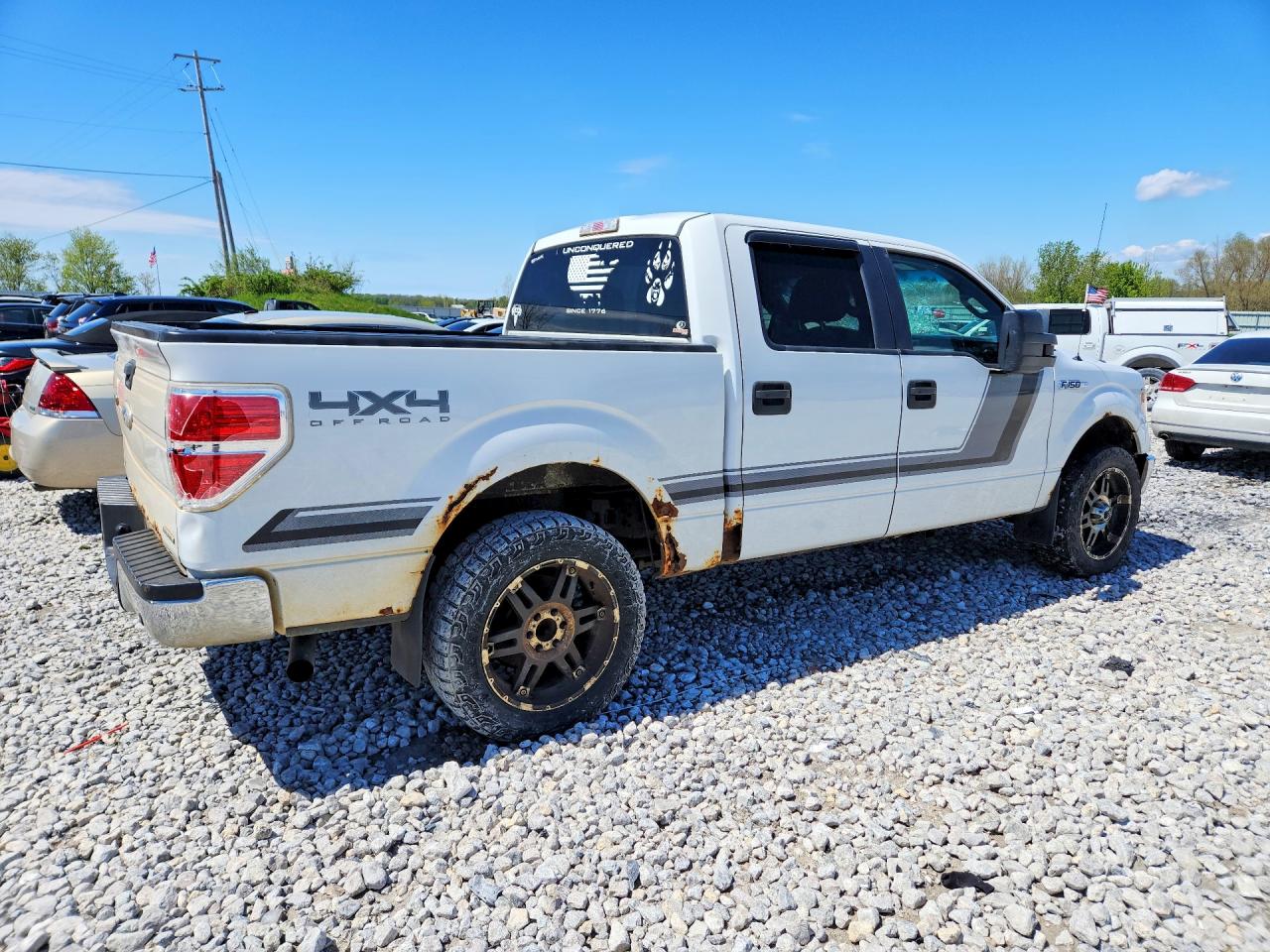 2012 Ford F150 Supercrew White vin: 1FTFW1EF3CFB48186
