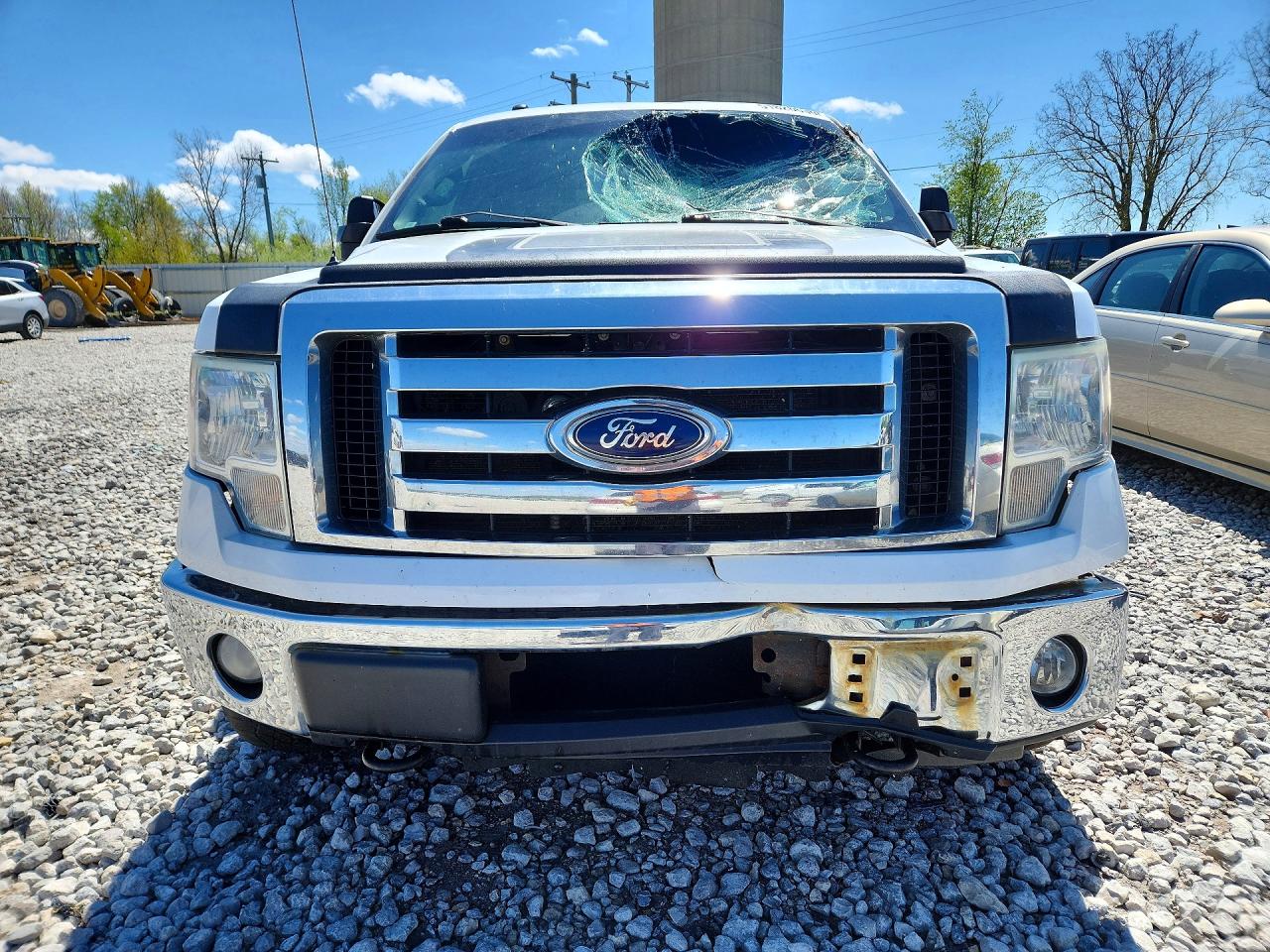 2012 Ford F150 Supercrew White vin: 1FTFW1EF3CFB48186