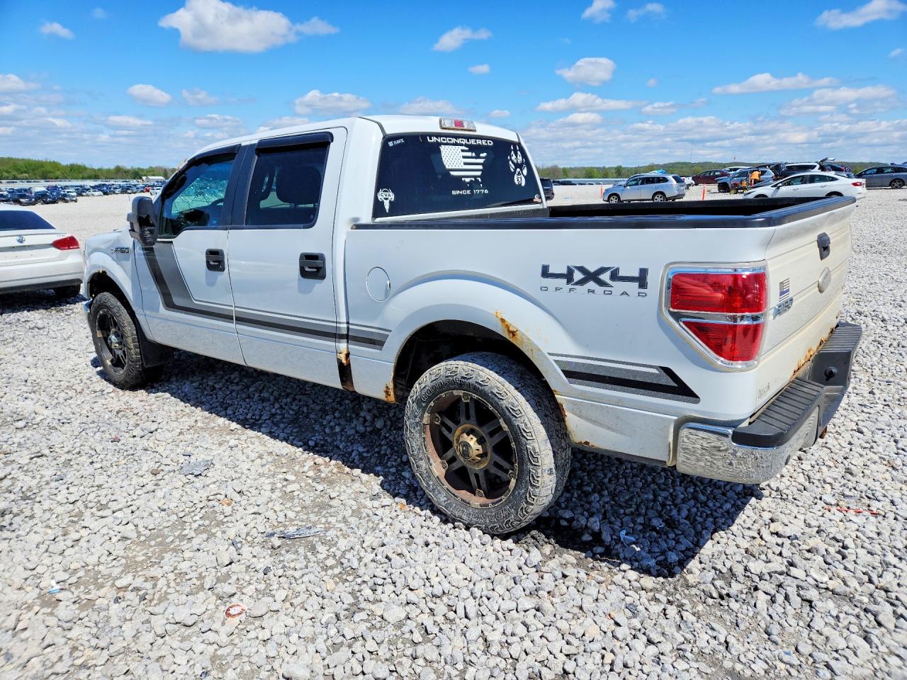2012 Ford F150 Supercrew White vin: 1FTFW1EF3CFB48186