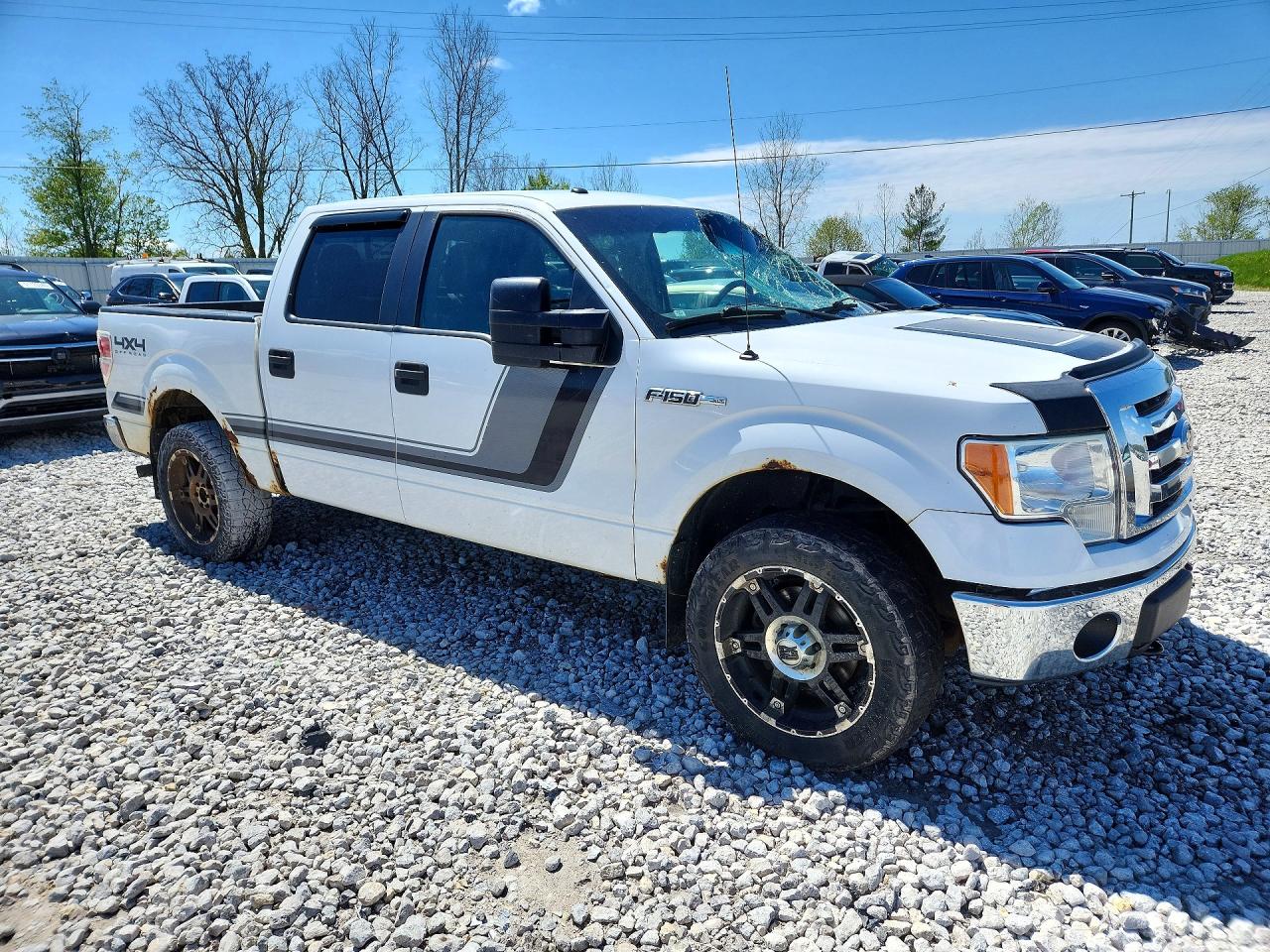 2012 Ford F150 Supercrew White vin: 1FTFW1EF3CFB48186