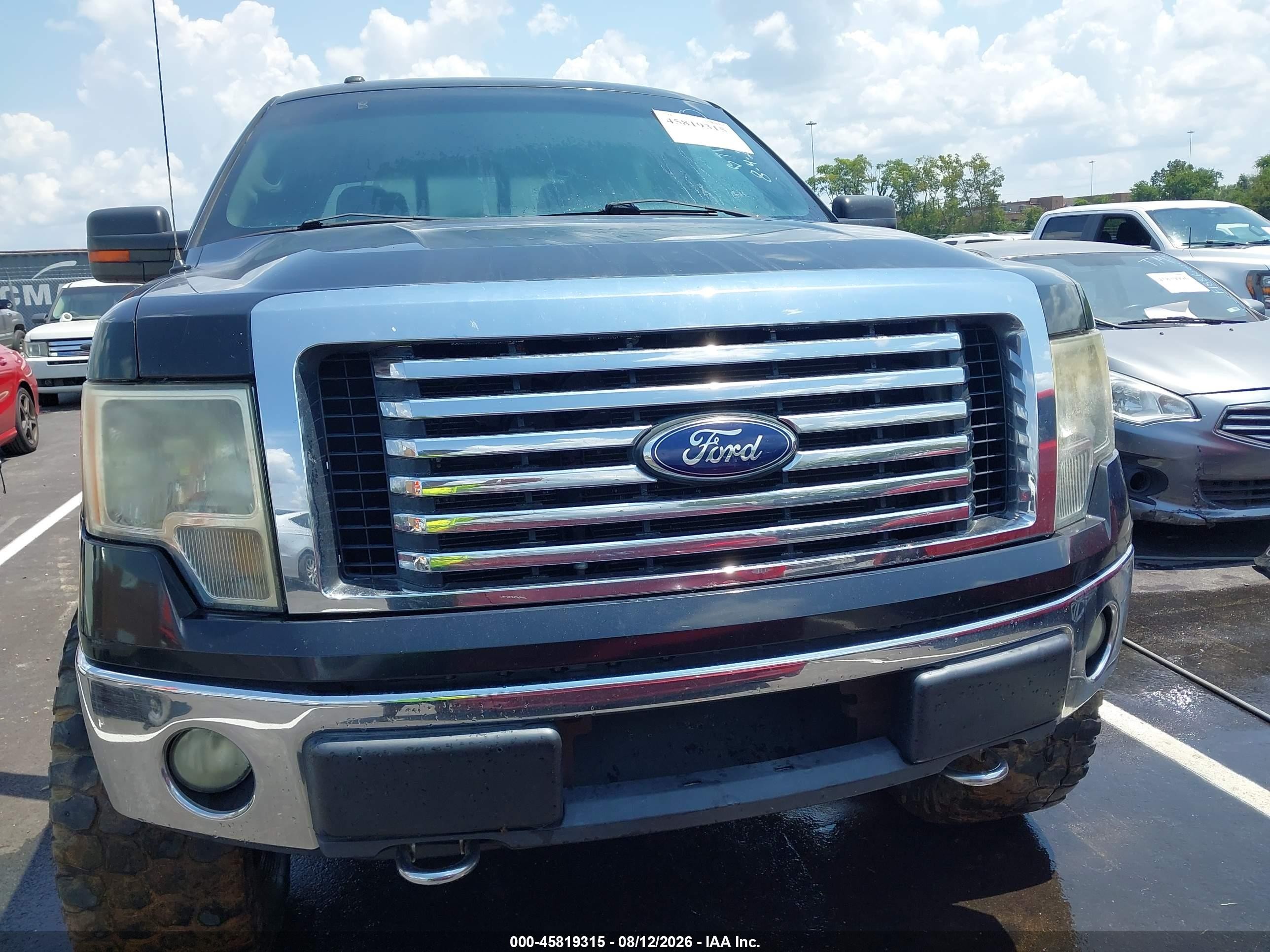 2012 Ford F-150 Xlt Black vin: 1FTFW1EF3CFB71869