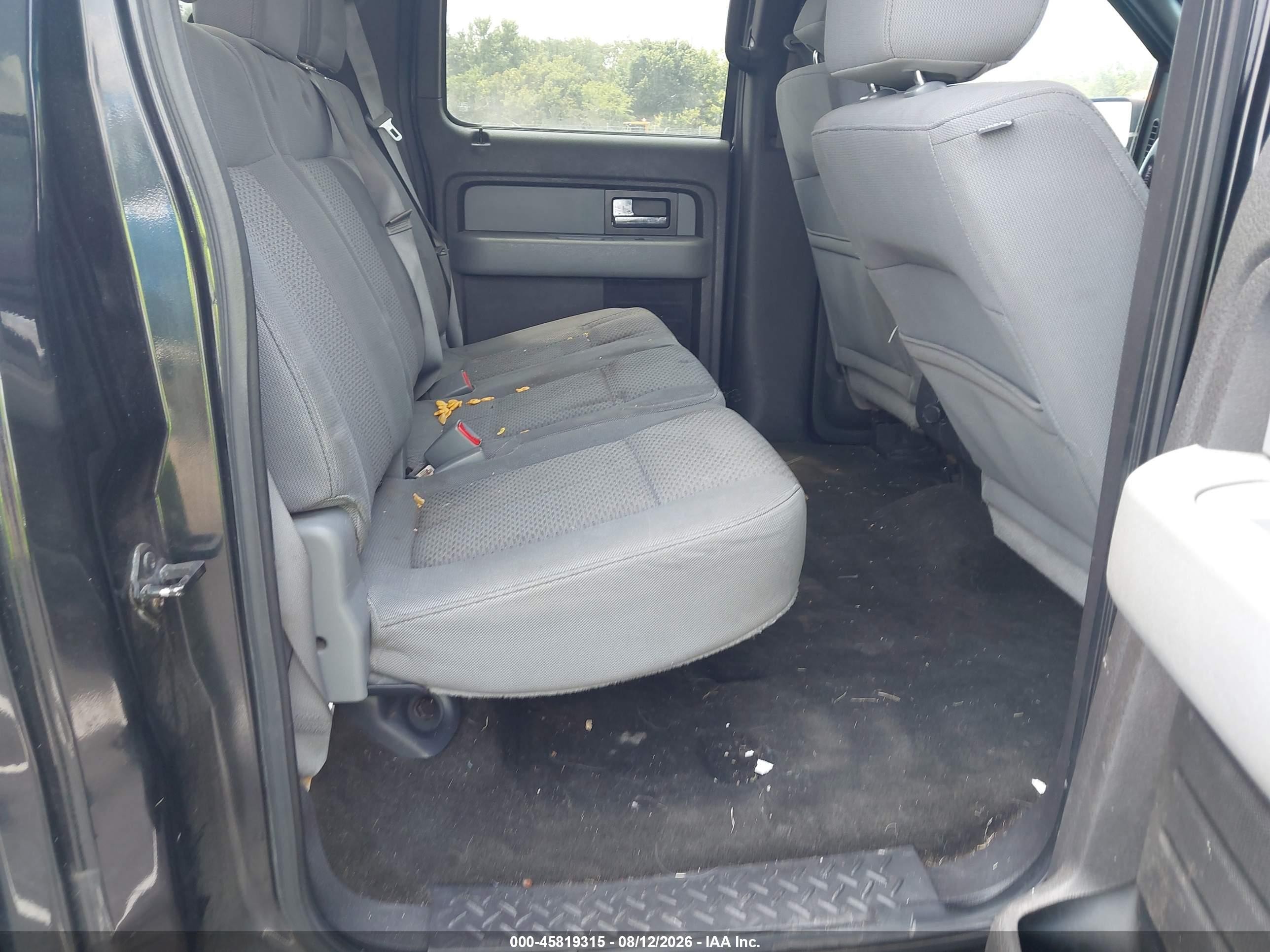 2012 Ford F-150 Xlt Black vin: 1FTFW1EF3CFB71869