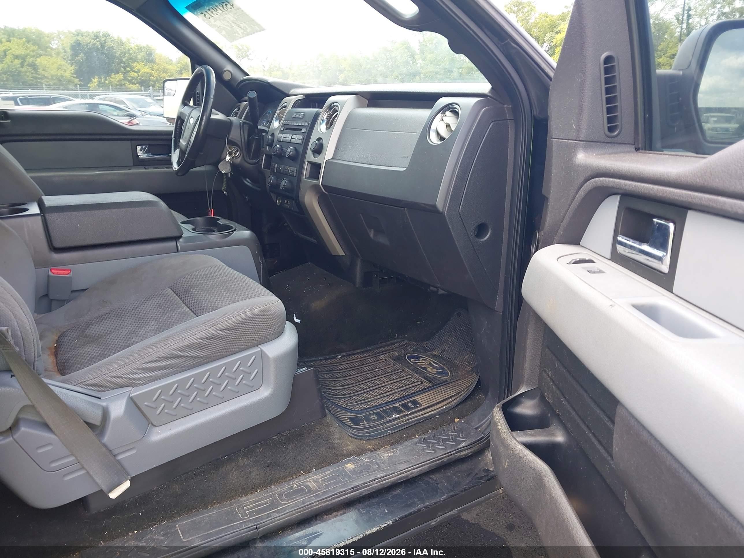 2012 Ford F-150 Xlt Black vin: 1FTFW1EF3CFB71869