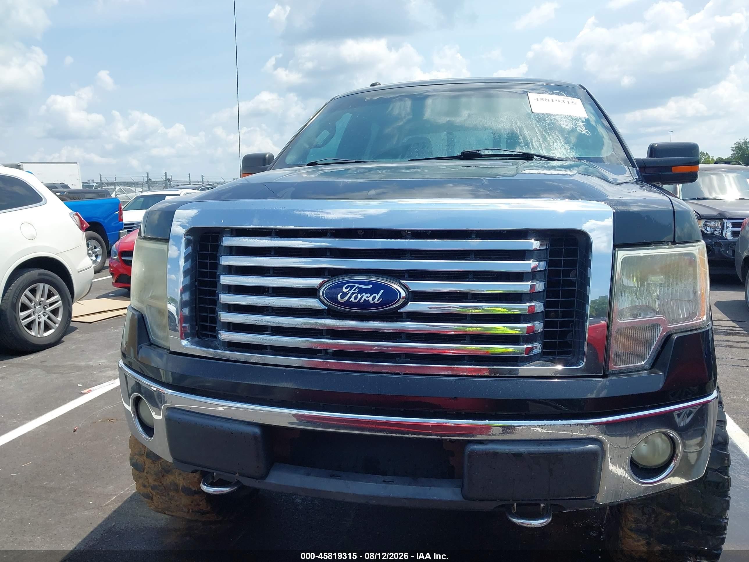 2012 Ford F-150 Xlt Black vin: 1FTFW1EF3CFB71869