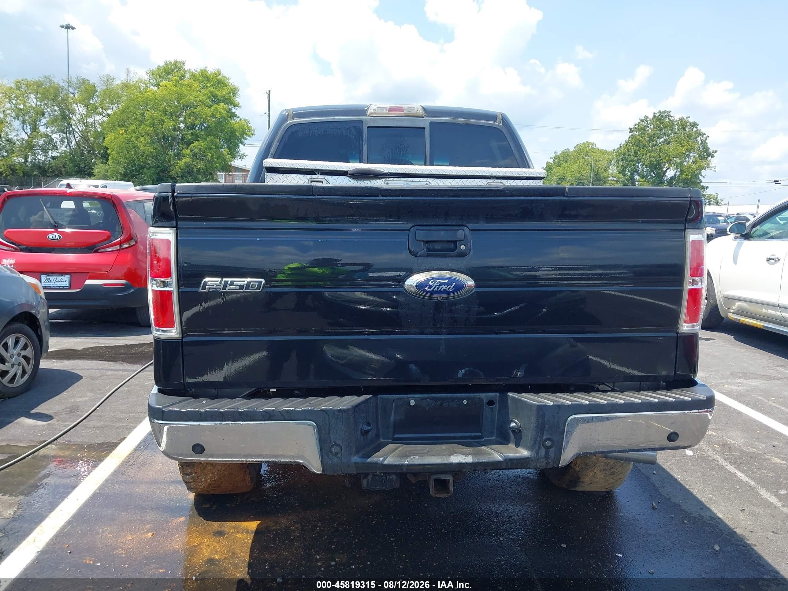 2012 Ford F-150 Xlt Black vin: 1FTFW1EF3CFB71869