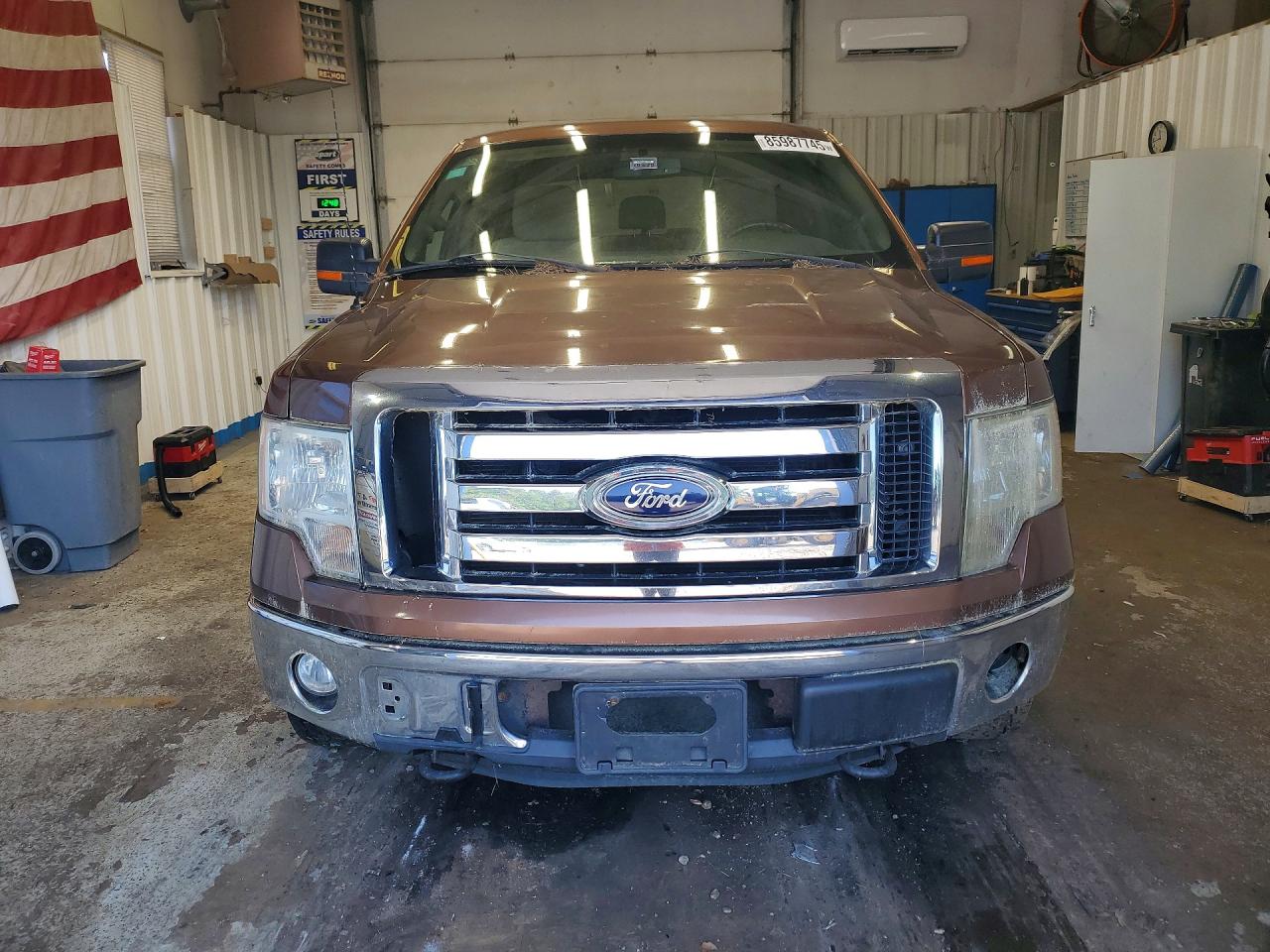 2012 Ford F150 Supercrew Brown vin: 1FTFW1EF3CFB75064